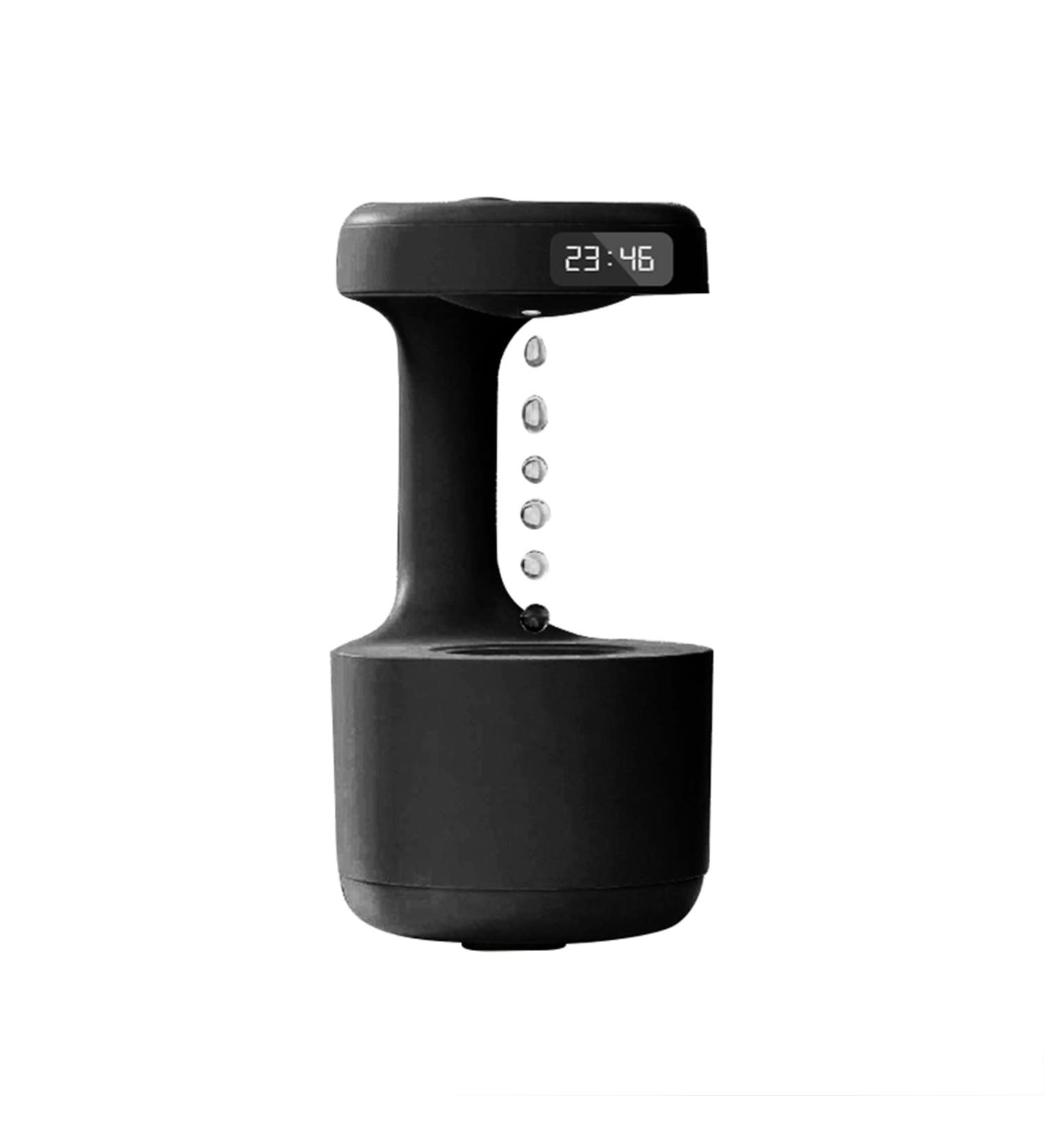 TVACHI USB Air Humidifier with LED Display - 800ml Desktop Anti-gravity Design - Power-off Protection - Ideal for Bedroom and Living Room - Black - Buy Online on GoSupps.com