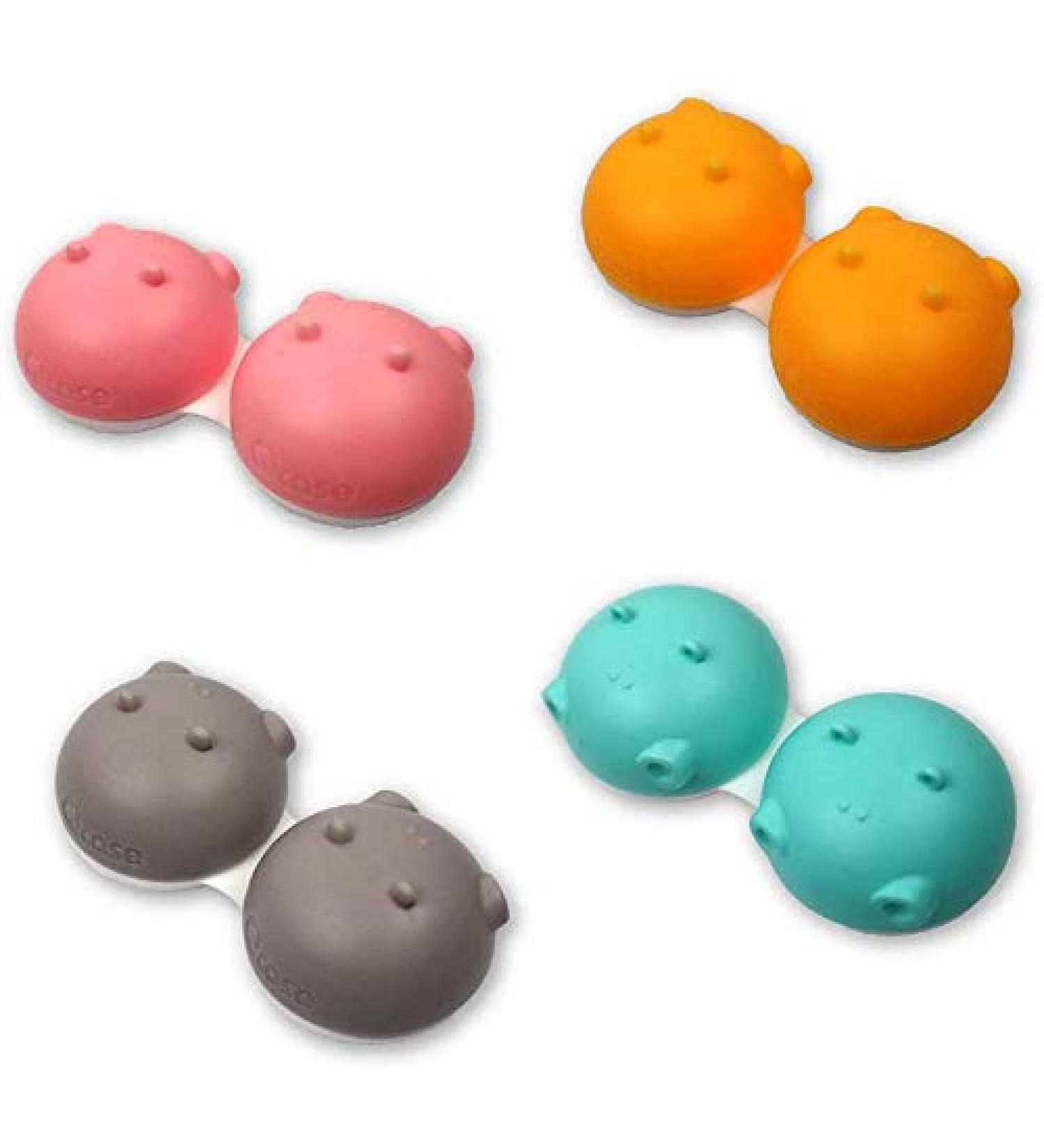 Shop Sports Vision's 3 Pack Hippo Pink Contact Lens Case - CE Marked & FDA Approved - Perfect for Soaking - International Shipping Available - Buy Online on GoSupps.com