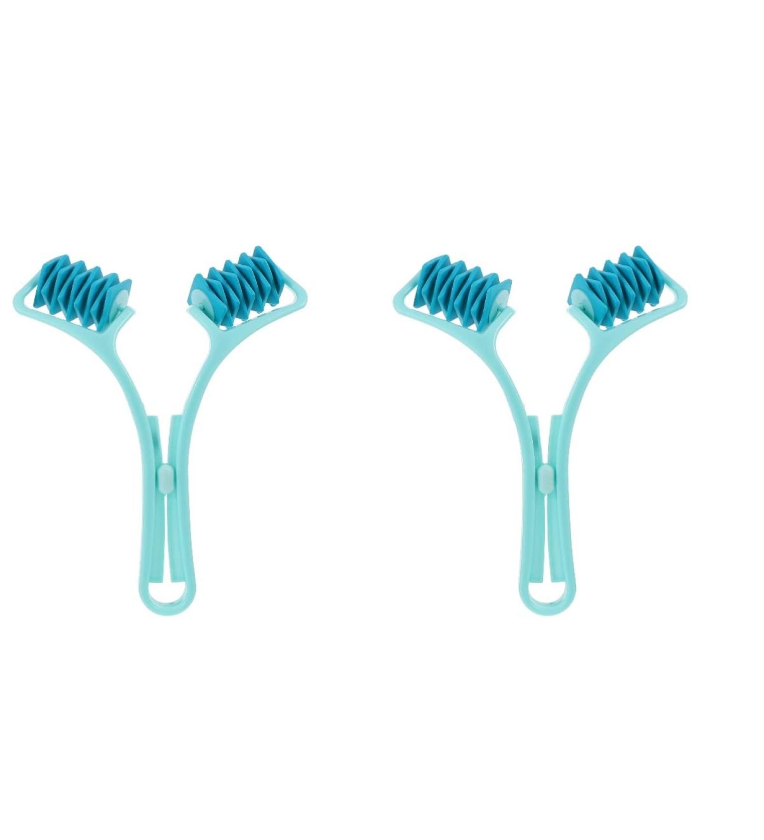 Inoomp Myofascial Relief Massage Balls - 2 Pack for Forearm Hand and Elbow Trigger Point Therapy - Sky Blue 20x15x6cm - Buy Online on GoSupps.com