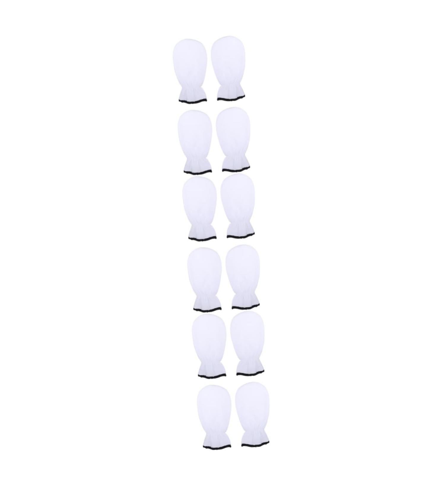minkissy 6 Pairs Maintenance Care Gloves Paraffin Gloves Paraffin Wax Covers Moisturizing Spa Gloves Paraffin Heated Spa Mittens Paraffin Wax Gloves Hot Wax Work Hand White Supplies Flannel - Buy Online on GoSupps.com
