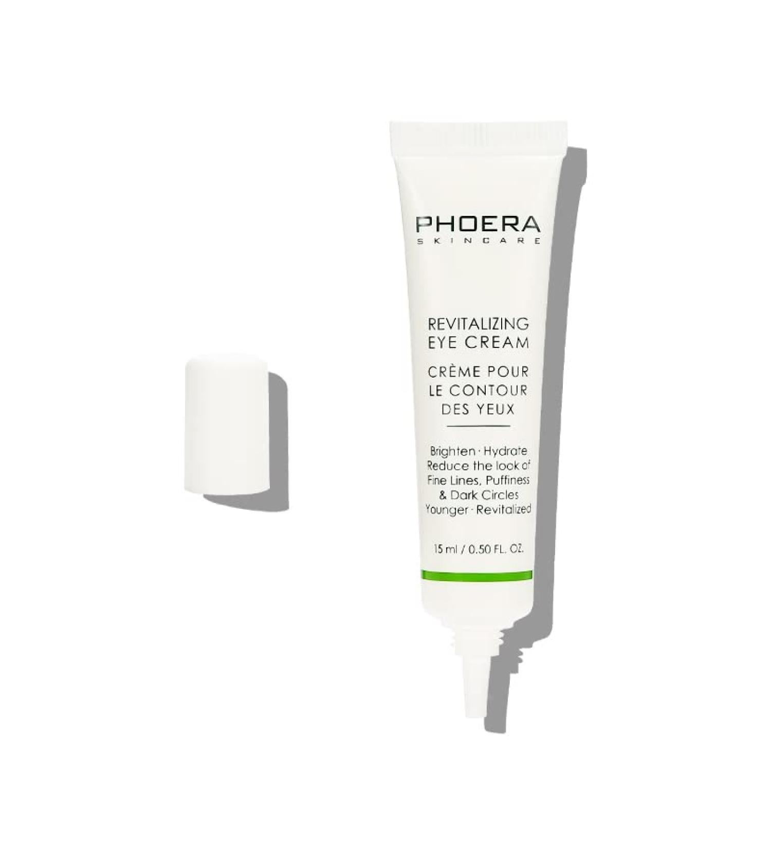 Phoera Revitalizing Eye Cream - Brighten & Hydrate | Reduce Fine Lines Dark Circles & Puffiness | For All Skin Types | Shop Internationally - Buy Online on GoSupps.com