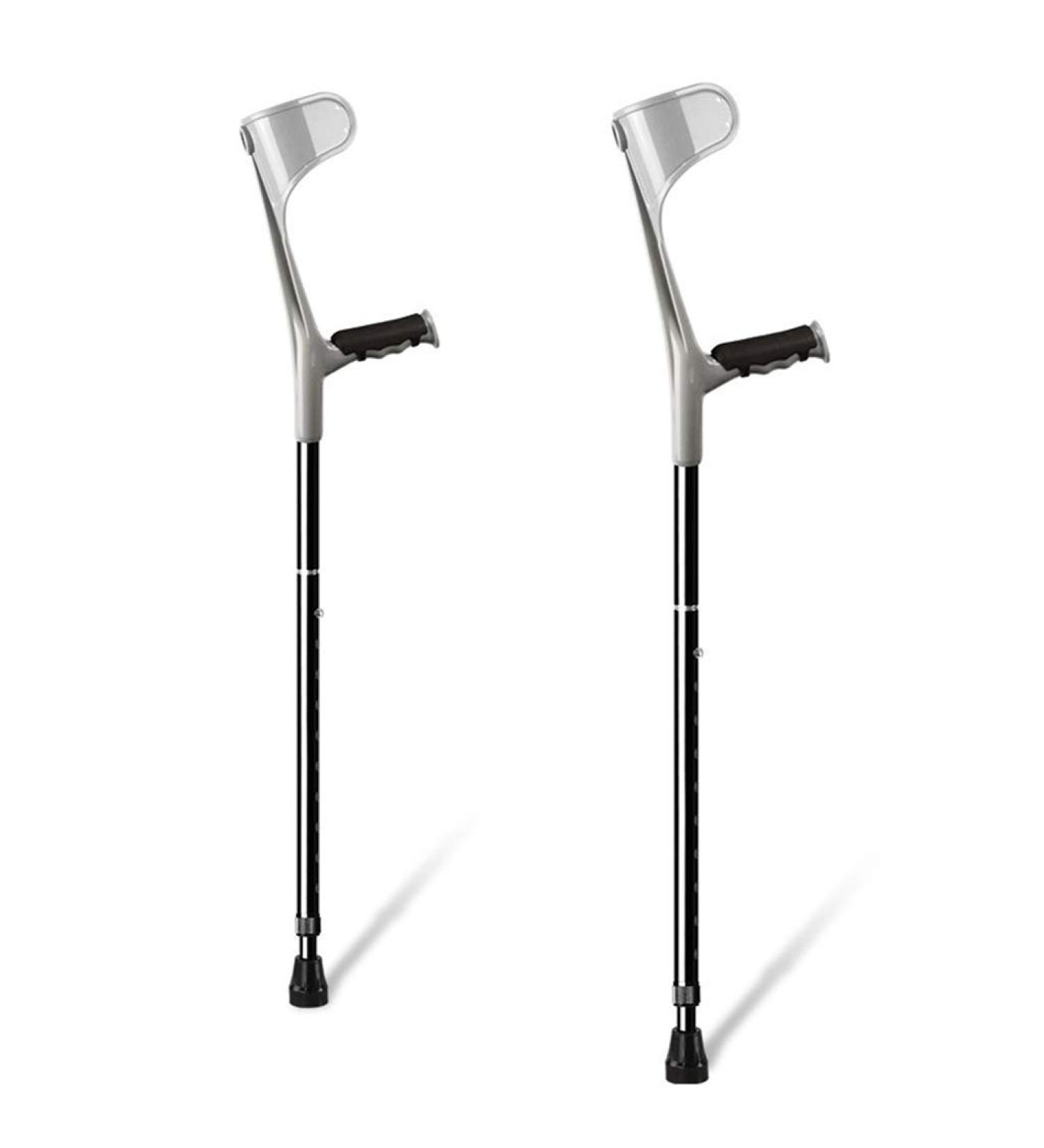 Cane Forearm Crutches Ergonomic Handle with Comfy Grip - High Density Sturdy Aluminum Heavy Duty for Standard and Tall Adults 2 units Selfless dedication - Buy Online on GoSupps.com