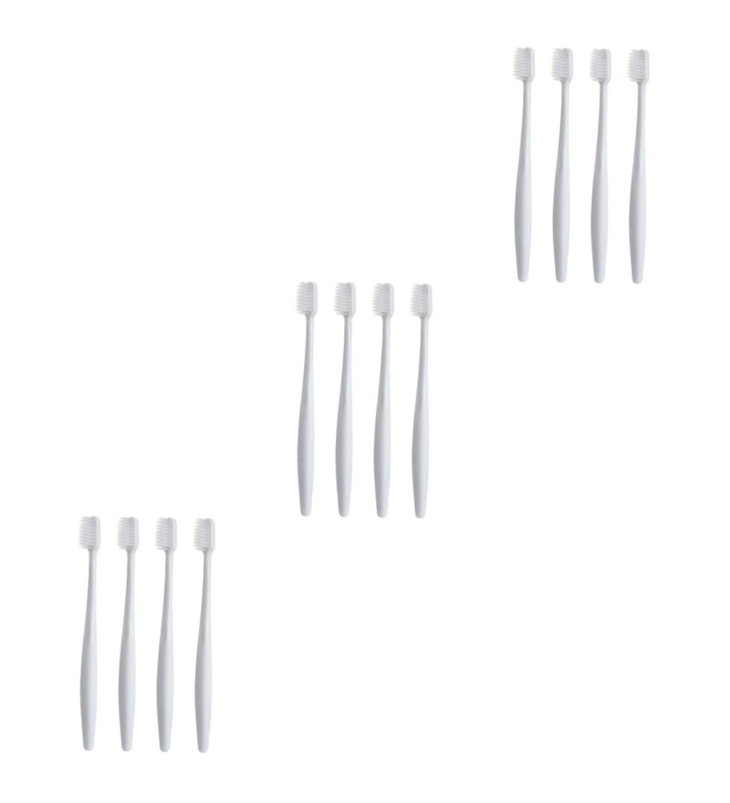 Minkissy 12-Pack Eco-Friendly Adult Toothbrushes - Perfect for Home Use | Sustainable Women's Toothbrushes - Buy Online on GoSupps.com