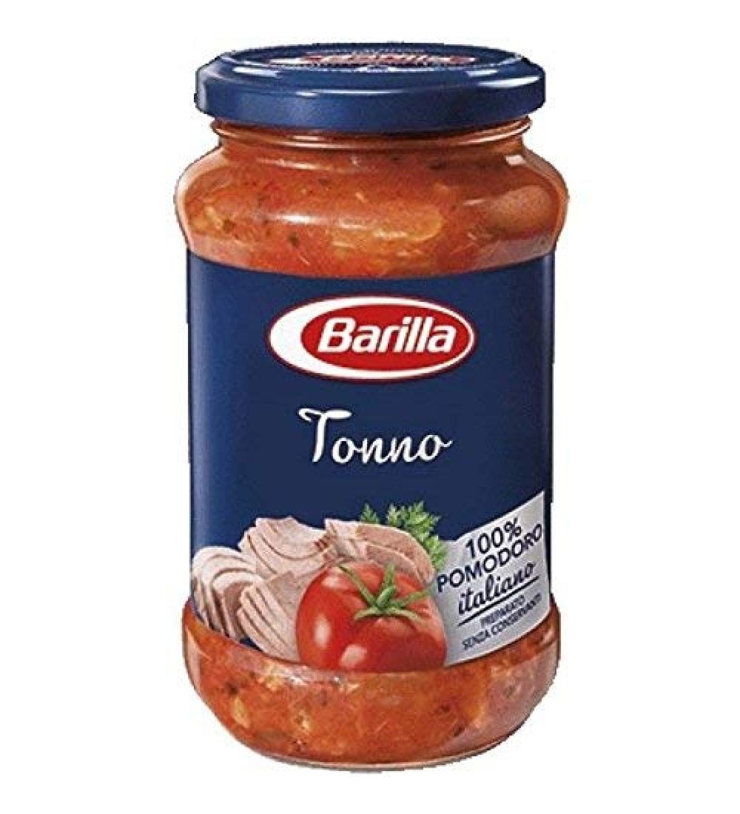 Barilla Barilla Pack of 12 Italian Tomato Sauces with Tuna and Fish for Pasta 400g