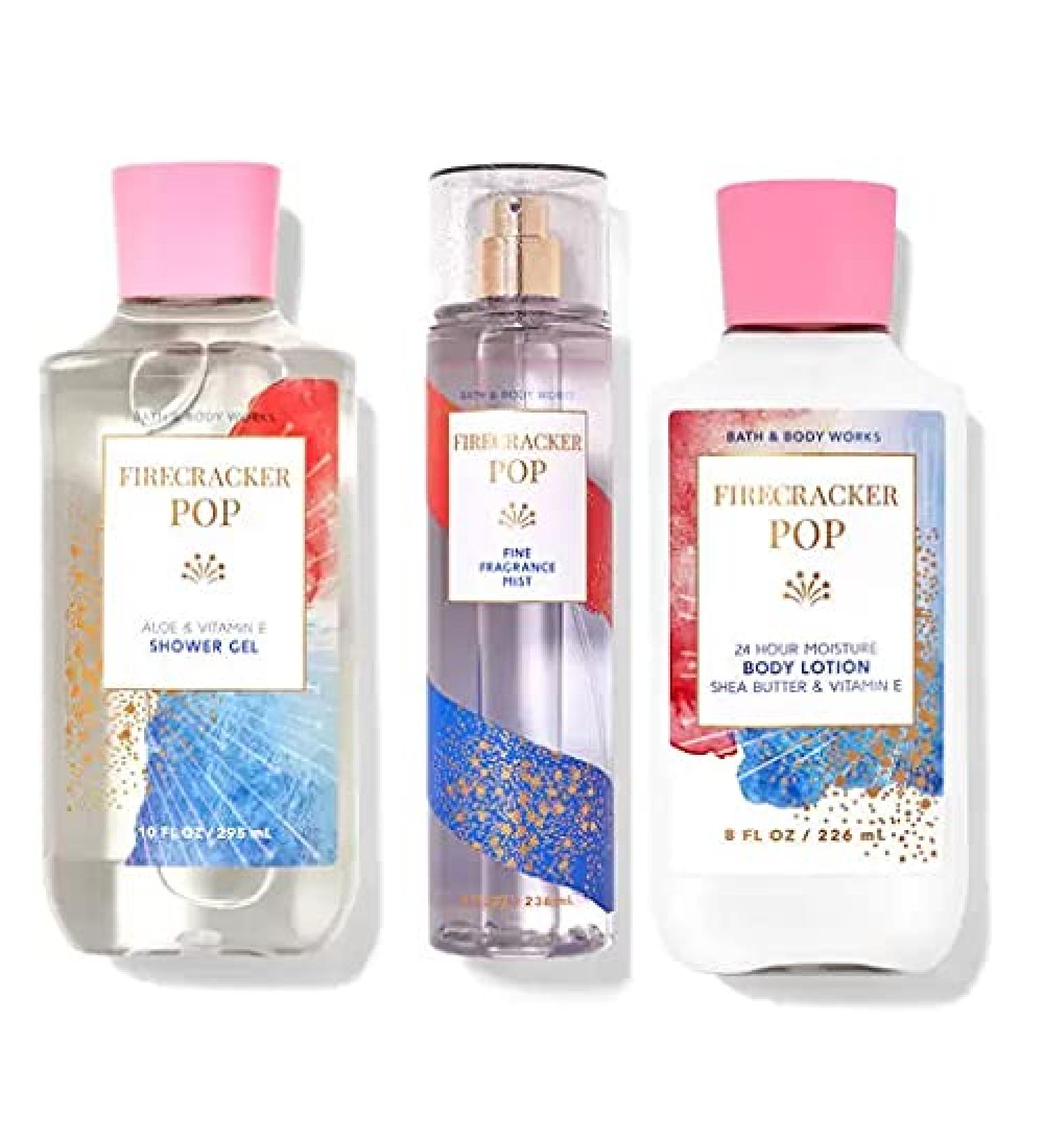 Bath and Body Works Firecracker Pop 3-Piece Set: Shower Gel, Body Lotion, Mist - Buy Online on GoSupps.com