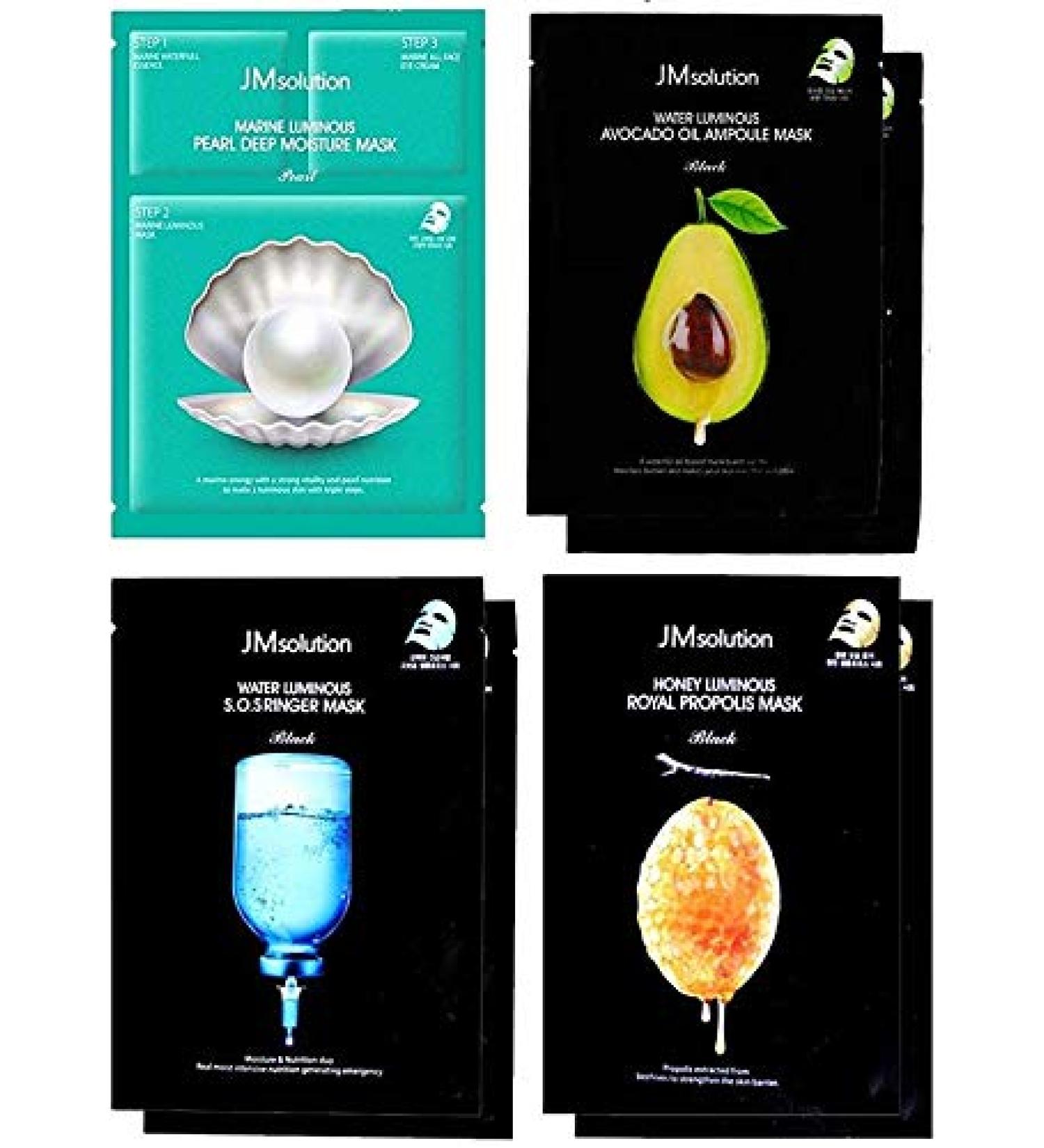 JM SOLUTION Pack of 7 luminous sheets (35 ml 7 pieces) - Buy Online on GoSupps.com