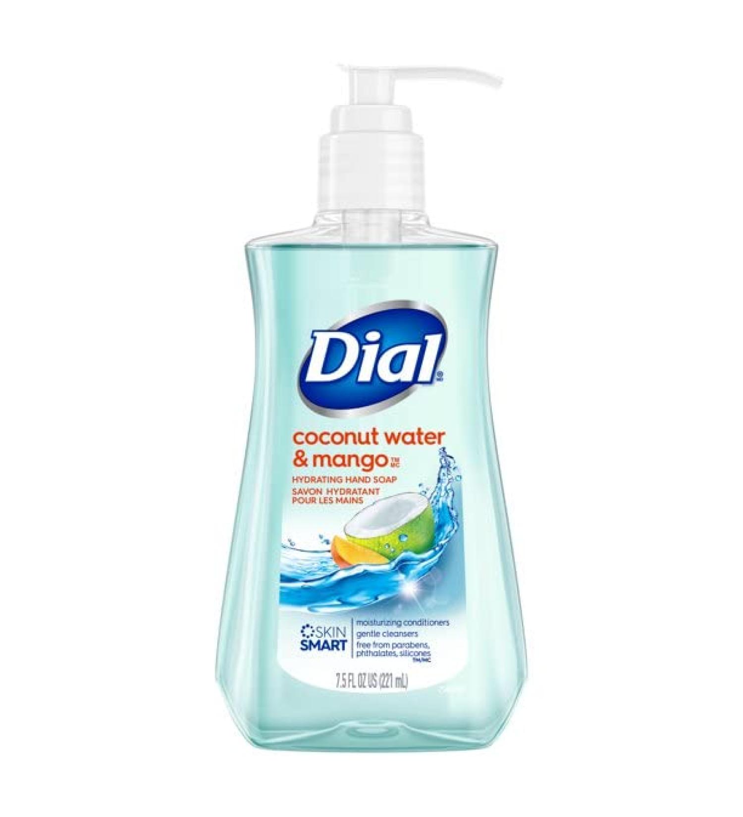 Dial Coconut Water & Mango Hand Soap 7.50oz - 3 Pack - Buy Online on GoSupps.com