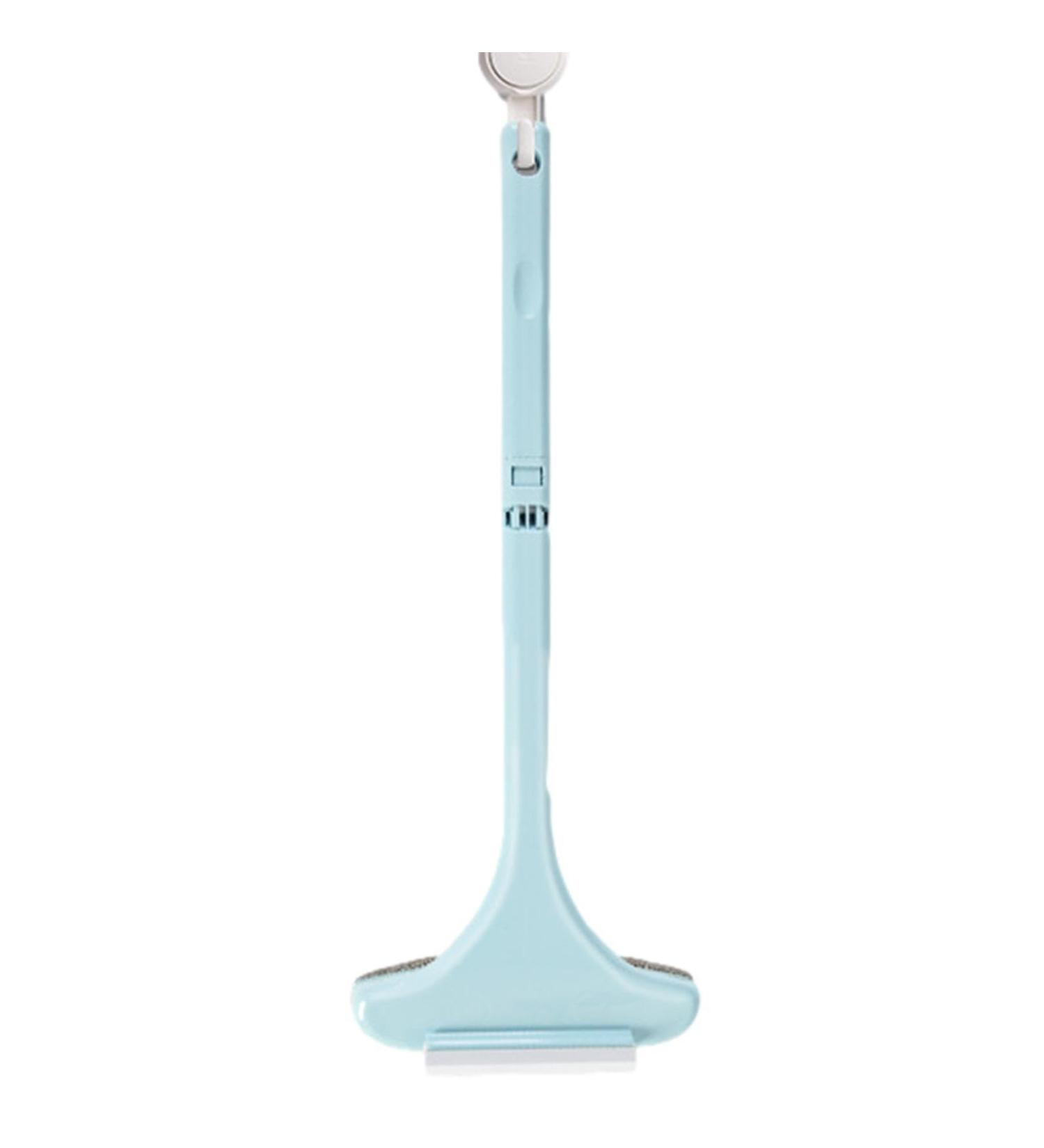 Dovxk Glass Cleaning Brush - Glass Cleaning Scraper - Wet And Dry Dual-Use Window Floor Washing Brush Mesh Screen Cleaner For Wall Countertops Sofa Bathroom Doors Blue - Buy Online on GoSupps.com