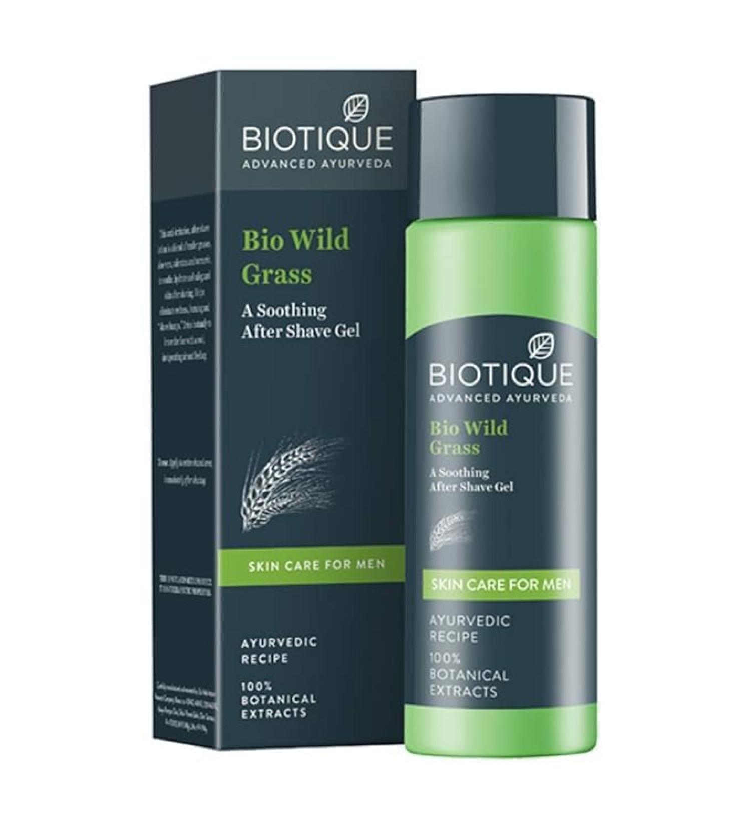 Natural & Organic Shave Gel for Men - 120ml | Eliminates Shave Bumps | Soothing Sensitive Skin - Buy Online on GoSupps.com