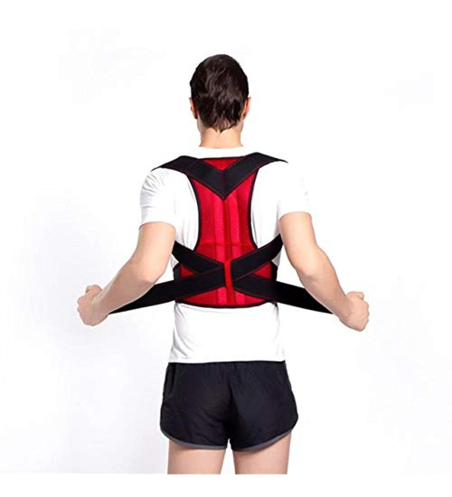 Adjustable Shoulder Back Brace Belt Posture Corrector Clavicle Spine Lumbar Posture Correction Brace (Color : 03 Size : XXL) favorite gift lofty ambition - Buy Online on GoSupps.com