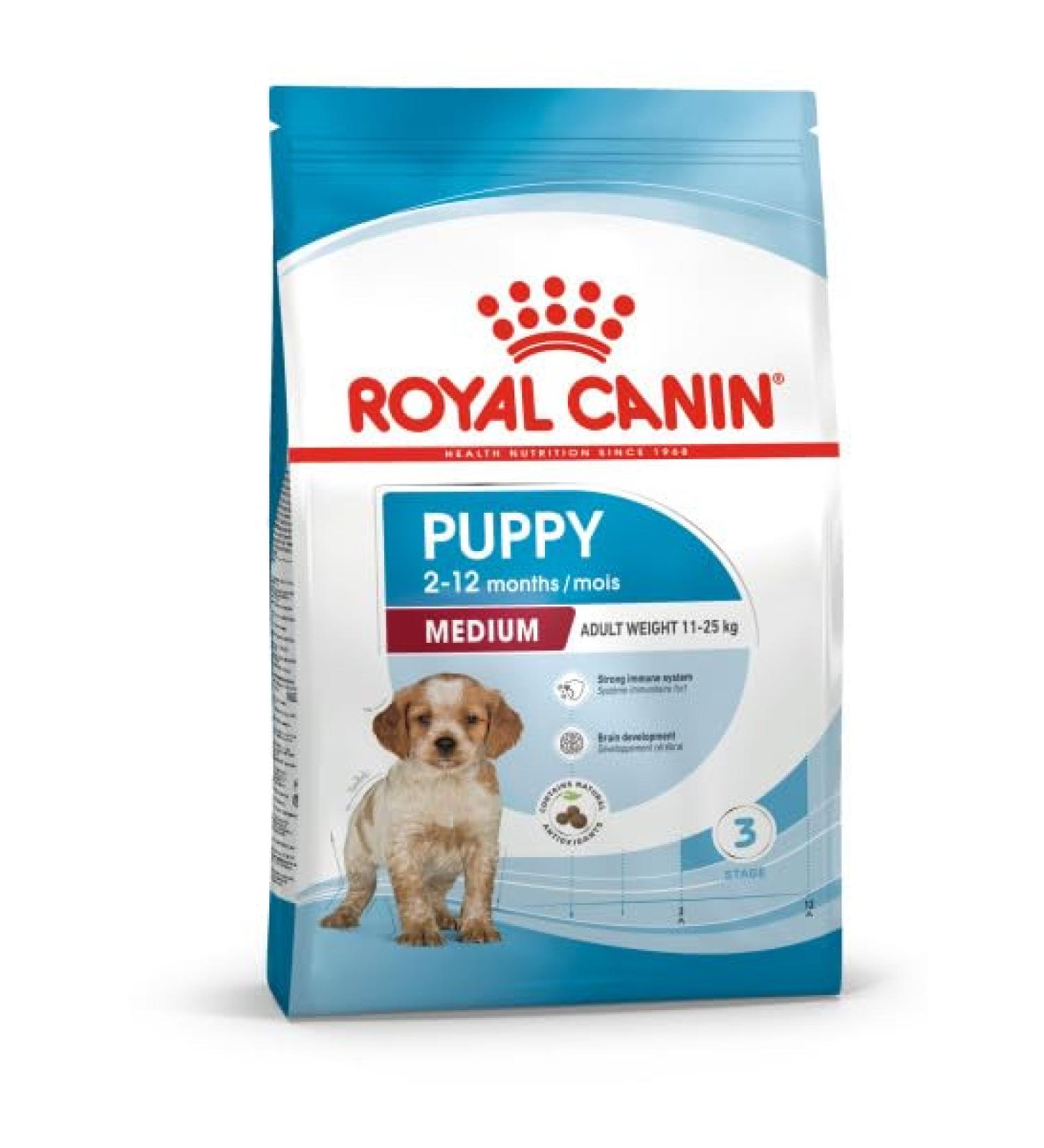 Royal Canin Medium Dry Puppy Food 3kg - Buy Online on GoSupps.com