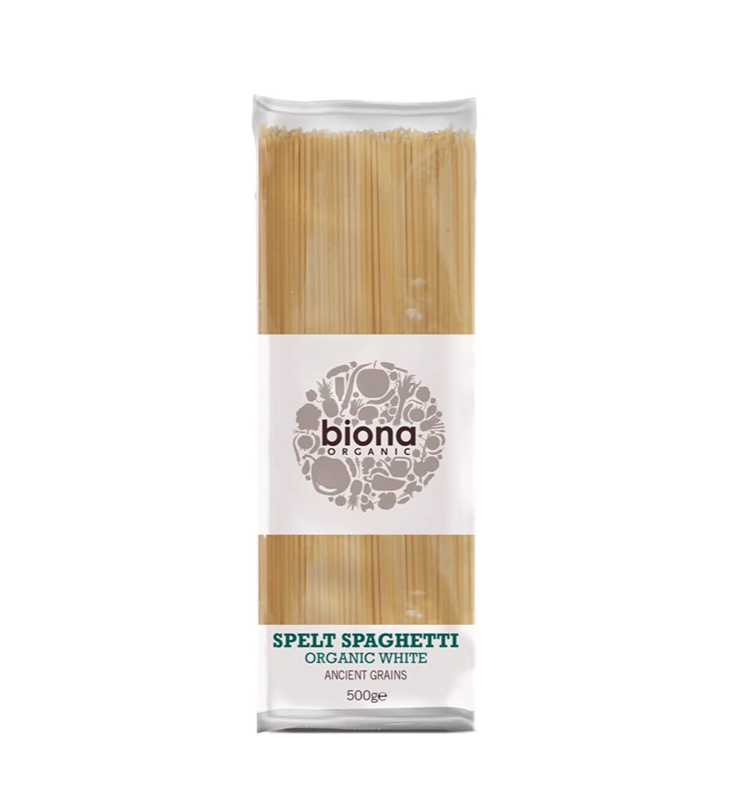 Biona Organic Spelt Spaghetti White 500g