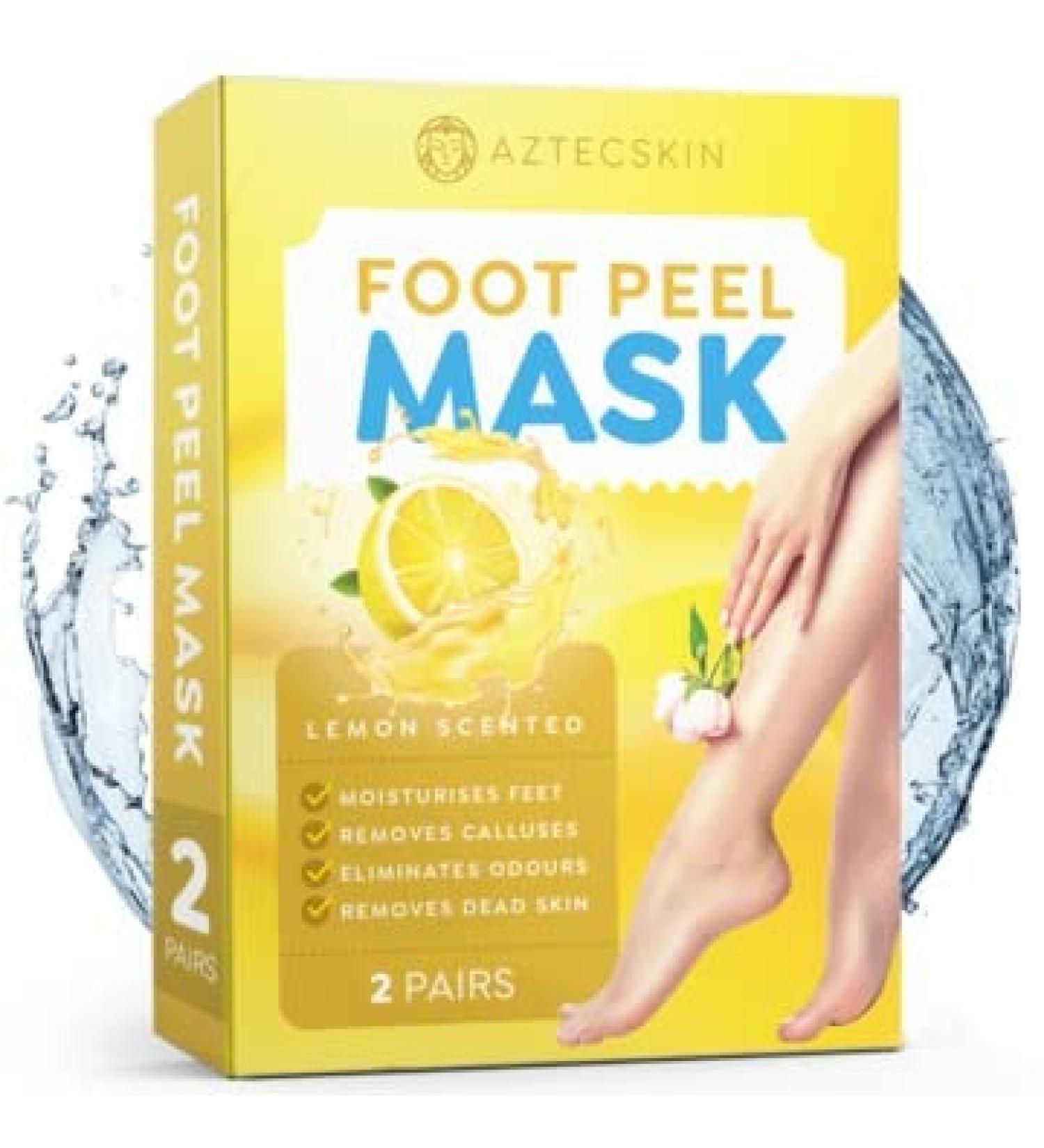 Mask London Foot Peel Mask - Exfoliating Treatment for Callus, Cracked Heels, and Hard Skin - Moisturizing Foot Mask for Baby Soft Feet - Buy Online on GoSupps.com