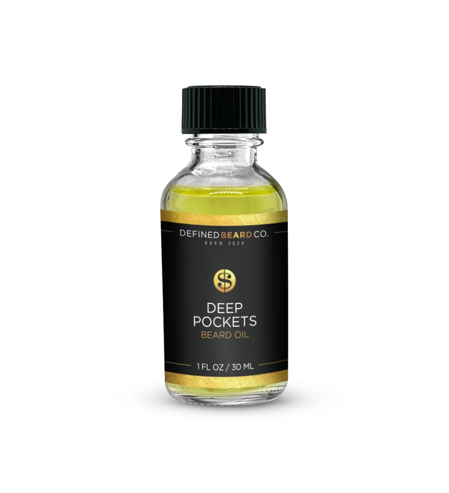 Deep Pockets Beard Oil - 1 Fl Oz | Beard Itch Relief | International Shipping - Buy Online on GoSupps.com