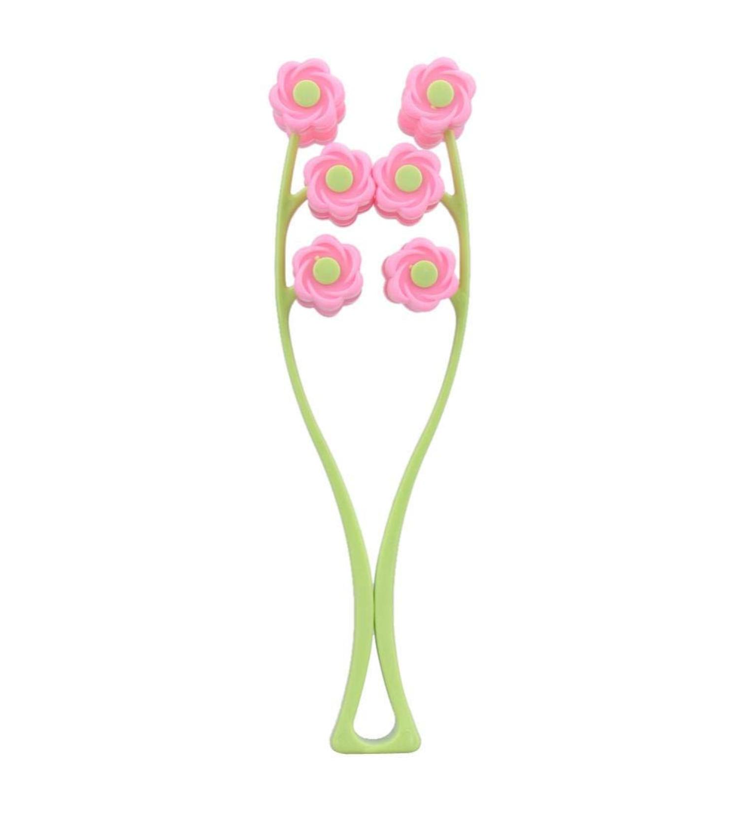 Buy Roller Massage Portable Facial Massager - Flower Shape Anti-Wrinkle Slimming Tool for Relaxation | International Shipping - Buy Online on GoSupps.com