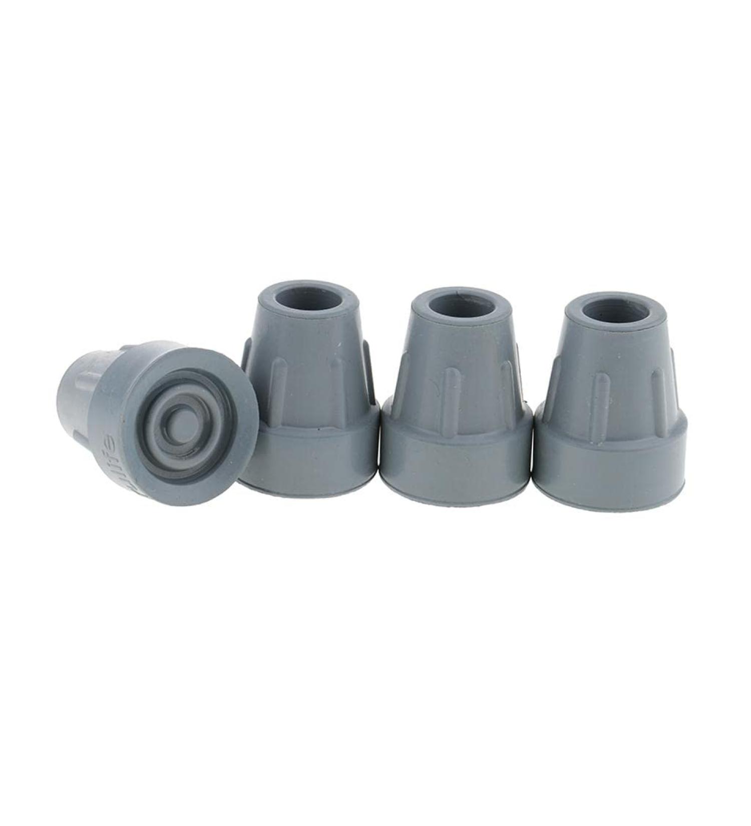 dailymall 16mm 4x Rubber Anti Skid Tips For Walking Sticks Canes Crutches Walkers Grey - Buy Online on GoSupps.com