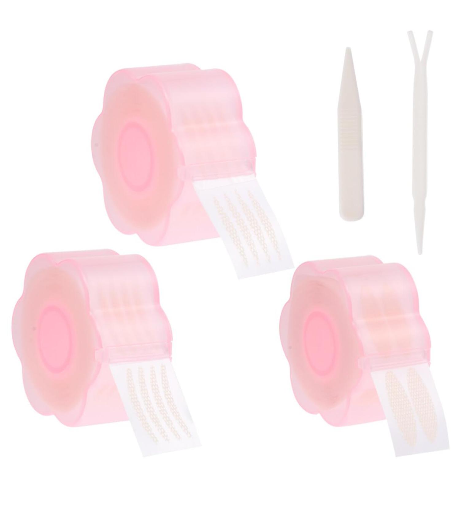 FOMIYES Eyelid Tapes Mesh Lace Double Eyelid Stickers Invisible Double Eyelid Pastes for Girls 3 Rolls - Buy Online on GoSupps.com