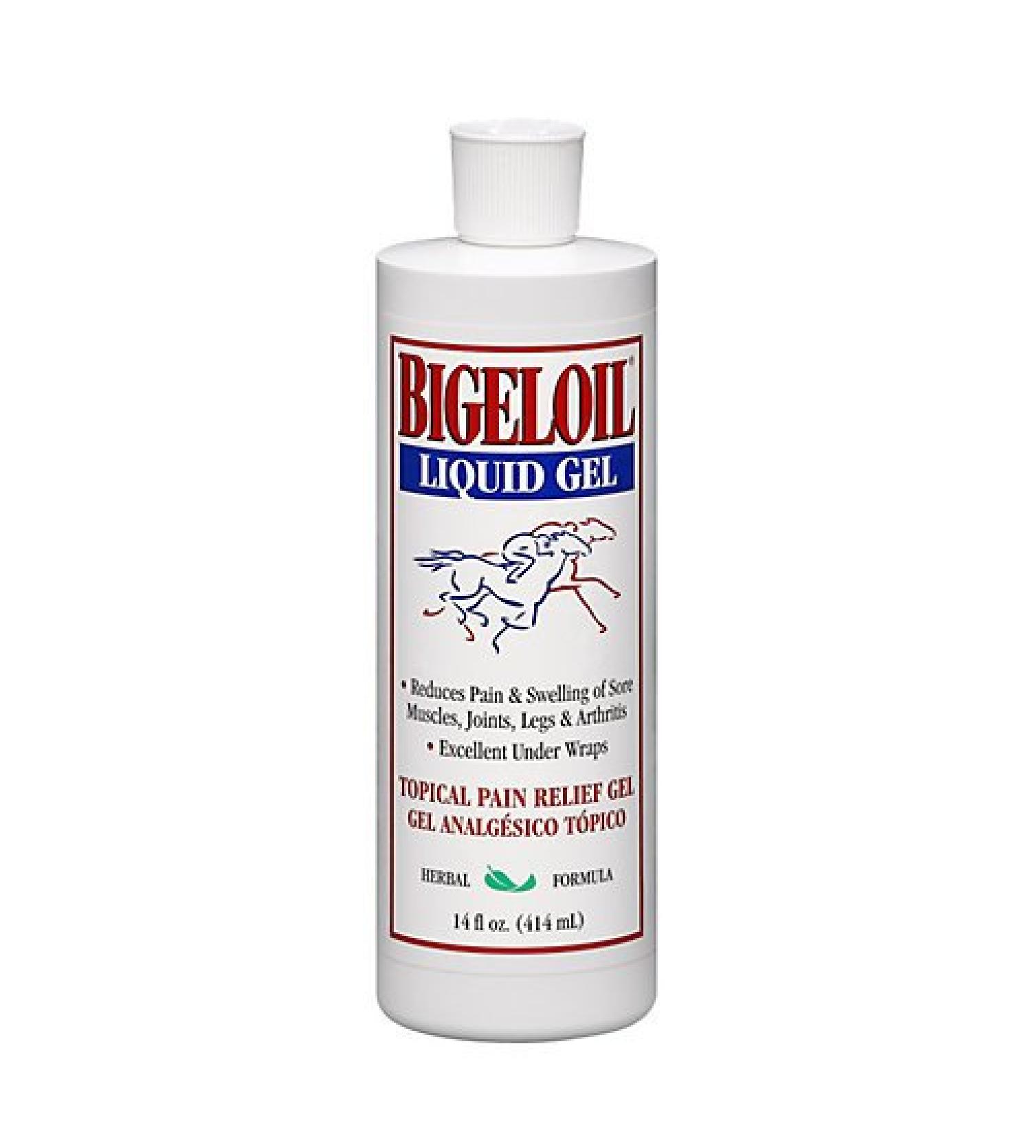 Absorbine Bigeloil Liniment Gel Refreshing Topical Rub for Sore Muscles Joints & Arthritis Pain 14oz Bottle