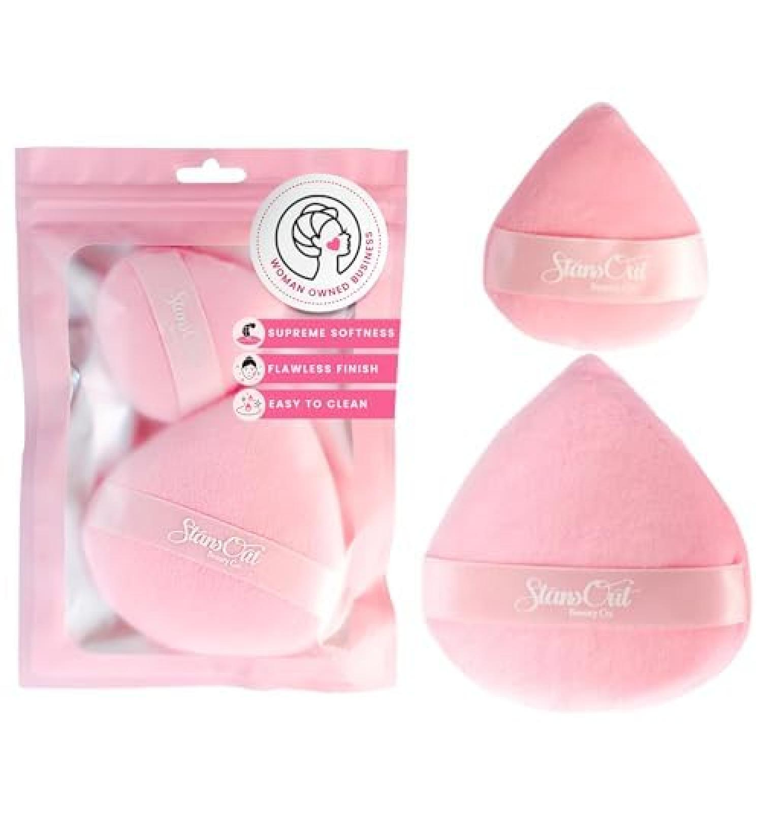 StansOut Beauty Velvet Makeup Puff Set (2-Pack) | Luxurious Soft Powder Puffs for Flawless Makeup Application - Perfect for Touch-Ups | Premium Quality International Shipping - Buy Online on GoSupps.com