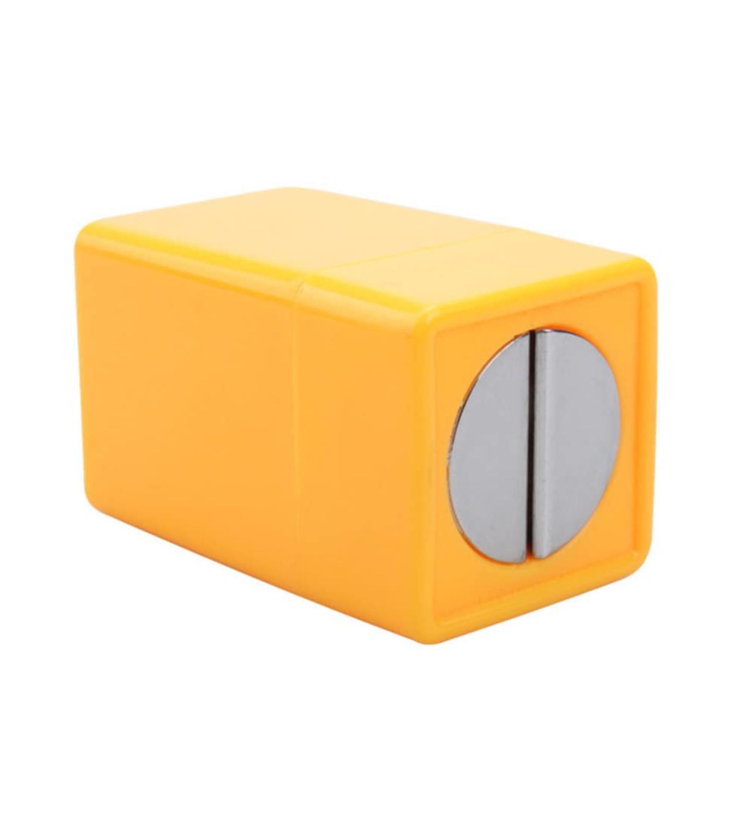 Minkissy Razor Blade Disposal Case | Safe Storage for Used Safety Razor Blades | Yellow Blade Container for International Shipping - Buy Online on GoSupps.com
