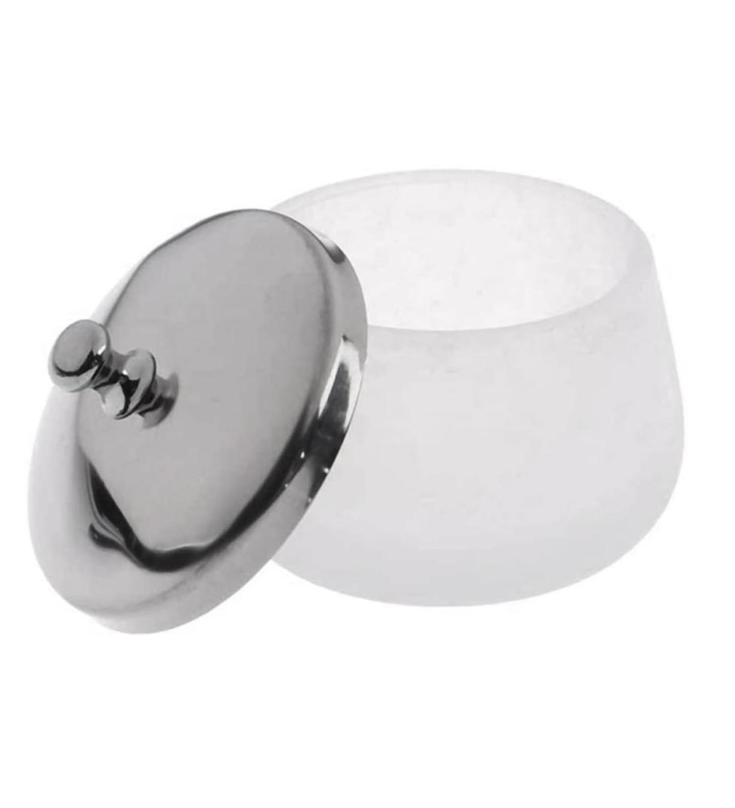 ERINGOGO 1pi ce Frosted Cup Pour D maquillage Avec Couvercle Tasse Ronde Pour Nettoyage De Blanc - Buy Online on GoSupps.com
