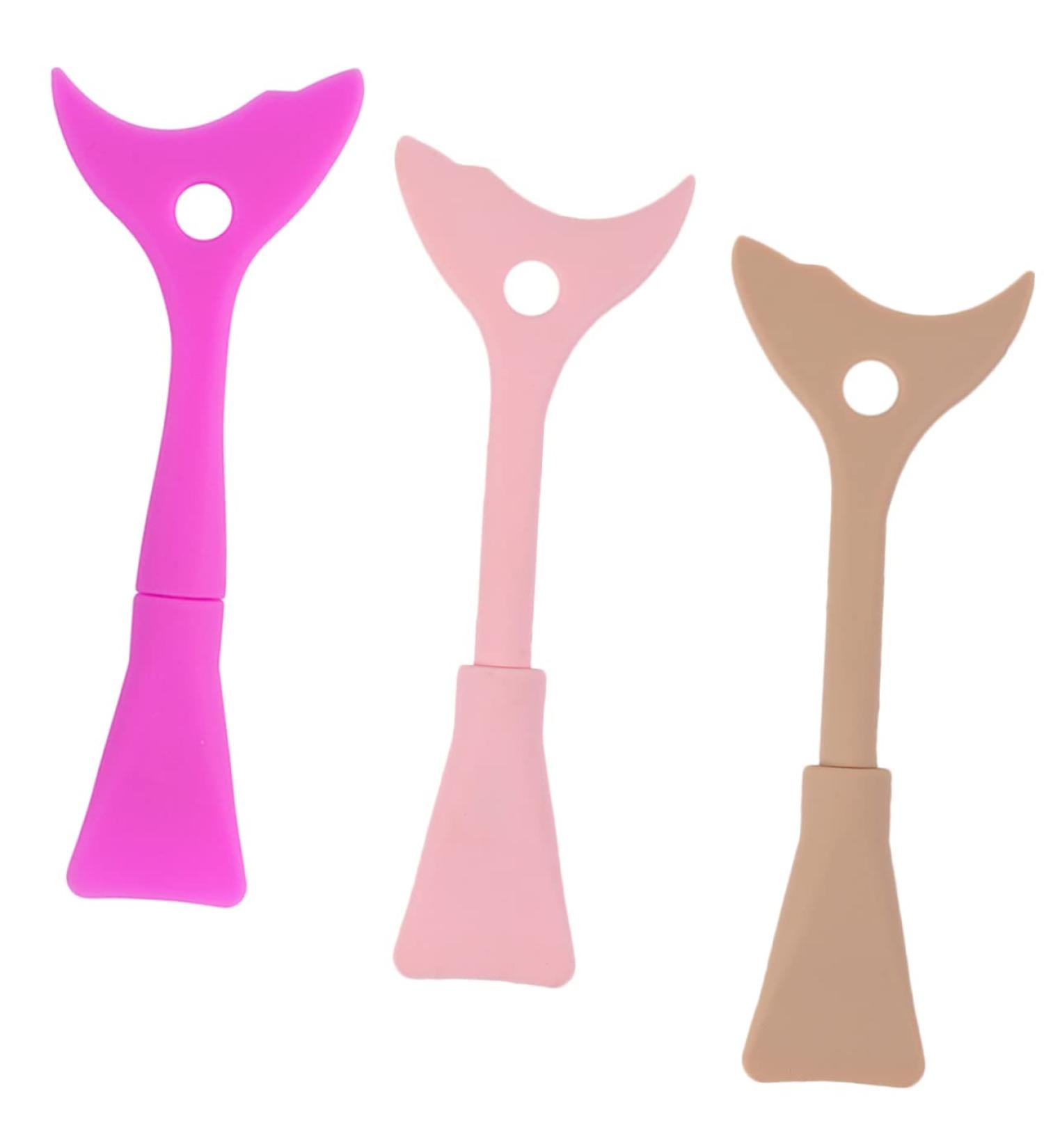 POPETPOP 3pcs Eyeliner Eyeshadow Baffle Tuile Molds Silicone Eyelash Helper Tool Eyelashes Applicator Tool - Buy Online on GoSupps.com