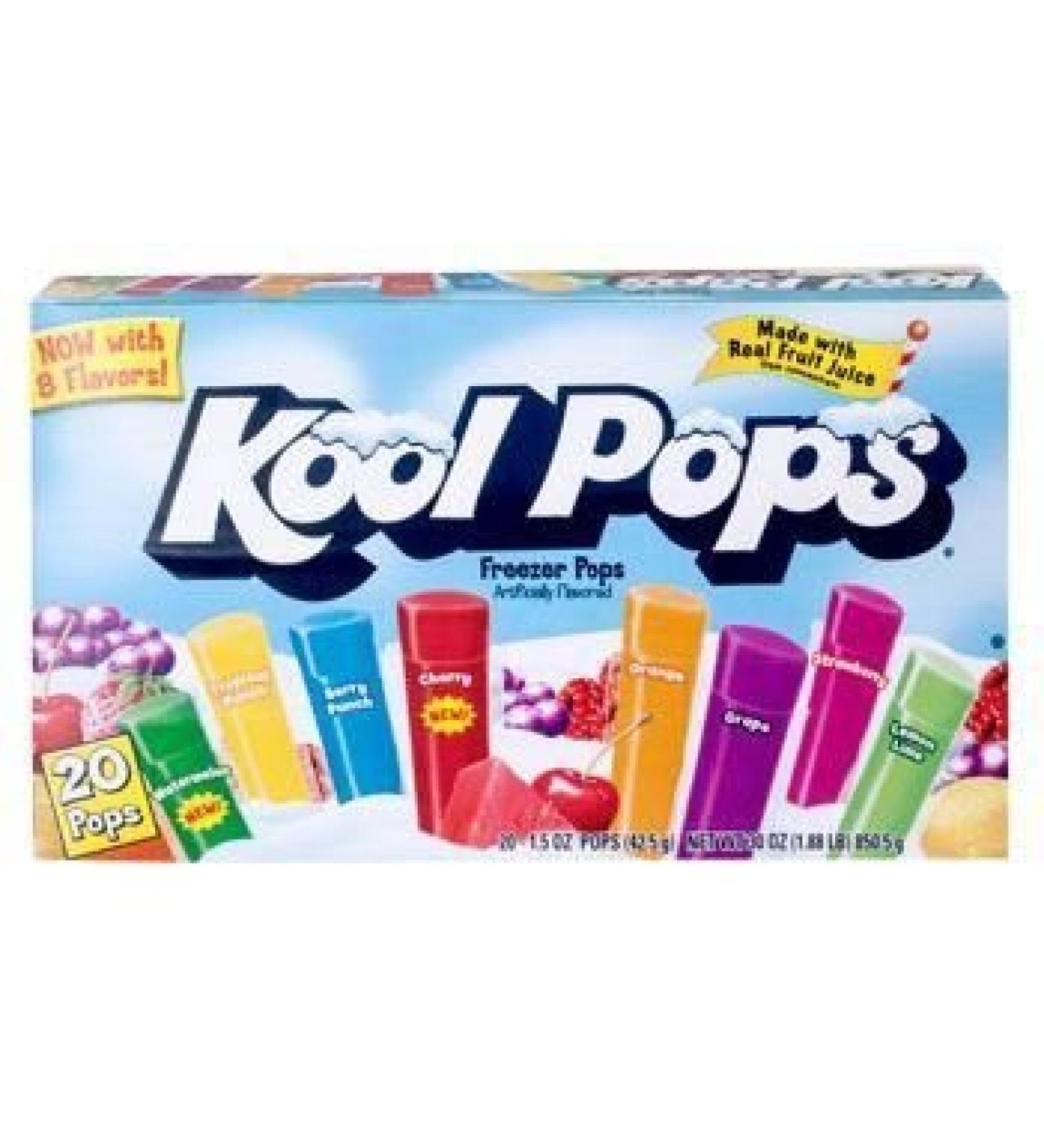 Kool-Aid Kool Pops 3 Pack of 20 Bags US Import 30 oz