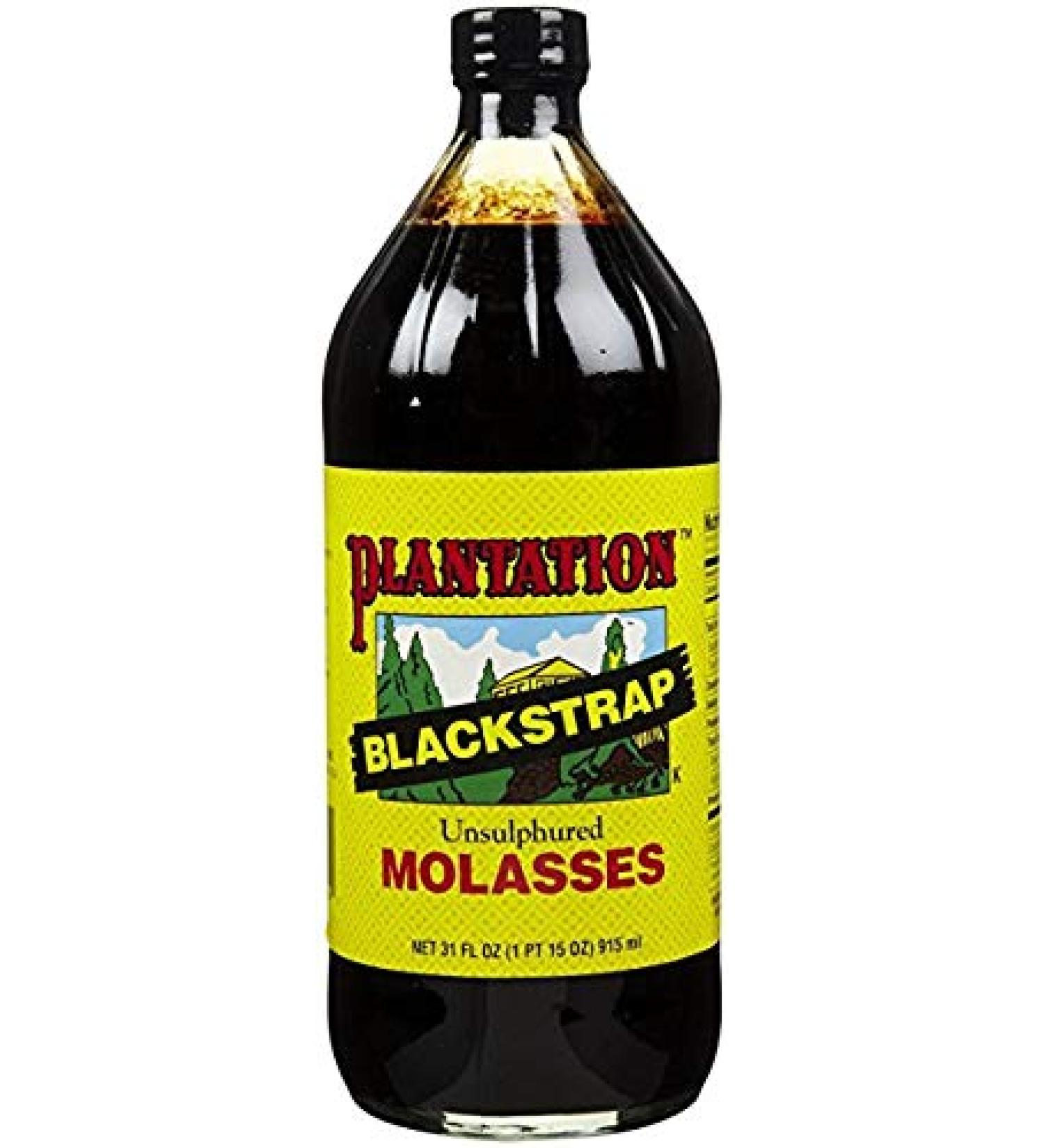 Plantation Blackstrap Molasses, Unsulfured, 31 oz (3)