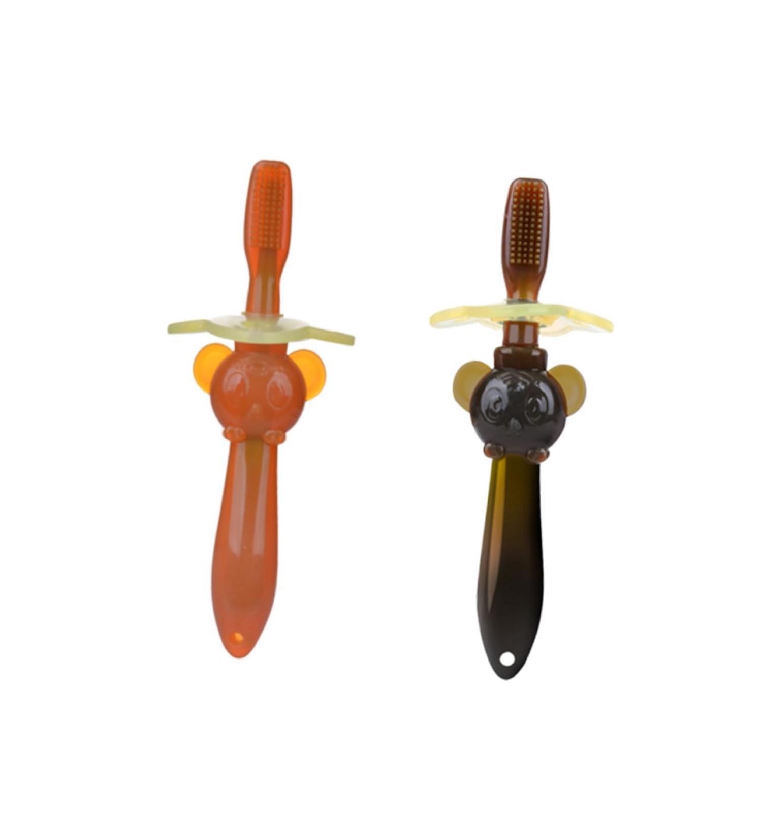 Sewoart Soft Bristle Baby Toothbrush Set - Silicone Finger Toothbrushes for Children | Safe & Gentle Oral Care - Buy Online on GoSupps.com