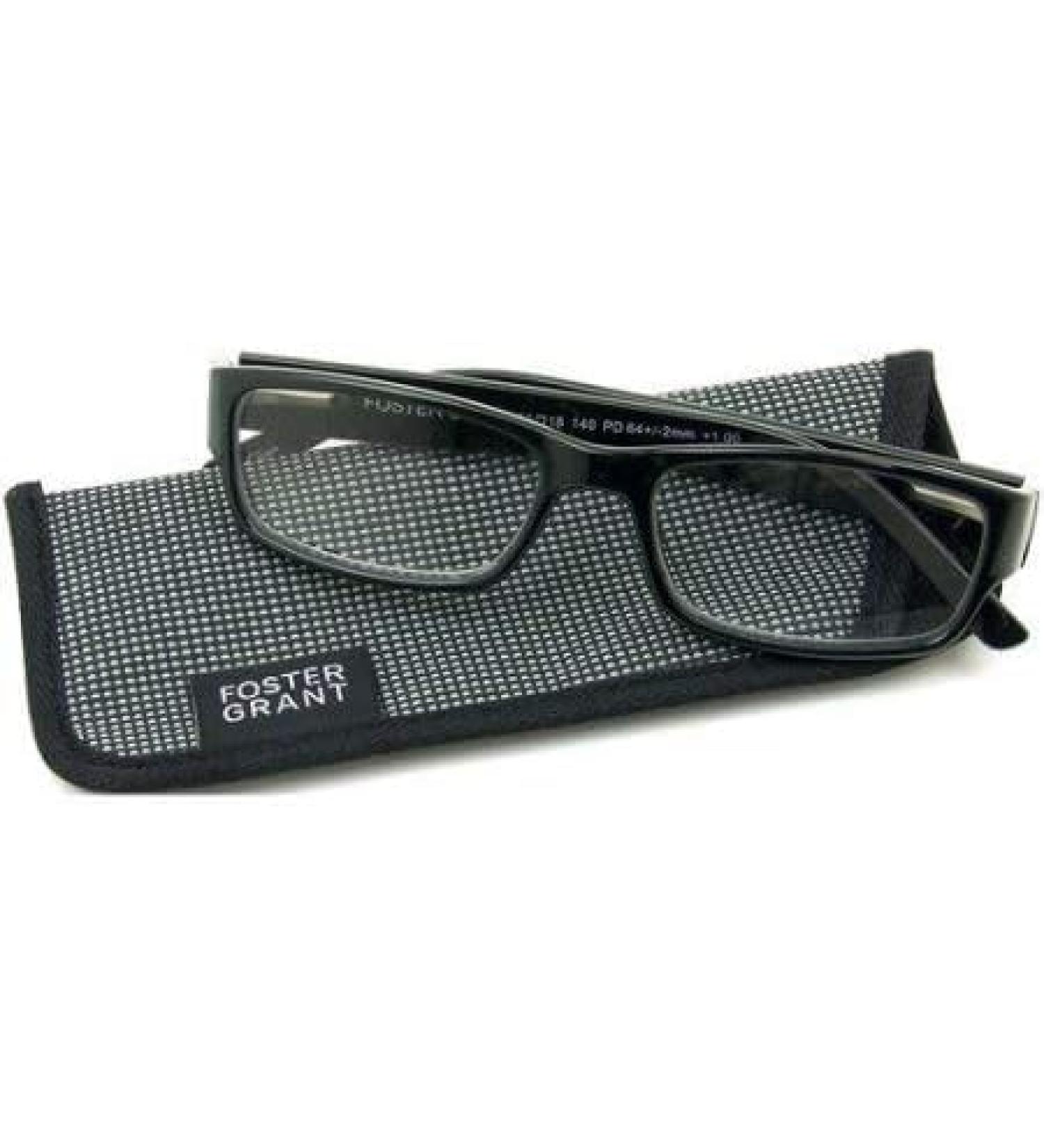 Foster Grant Rocket Men's Carbon Fiber Reading Glasses with Case +2.75