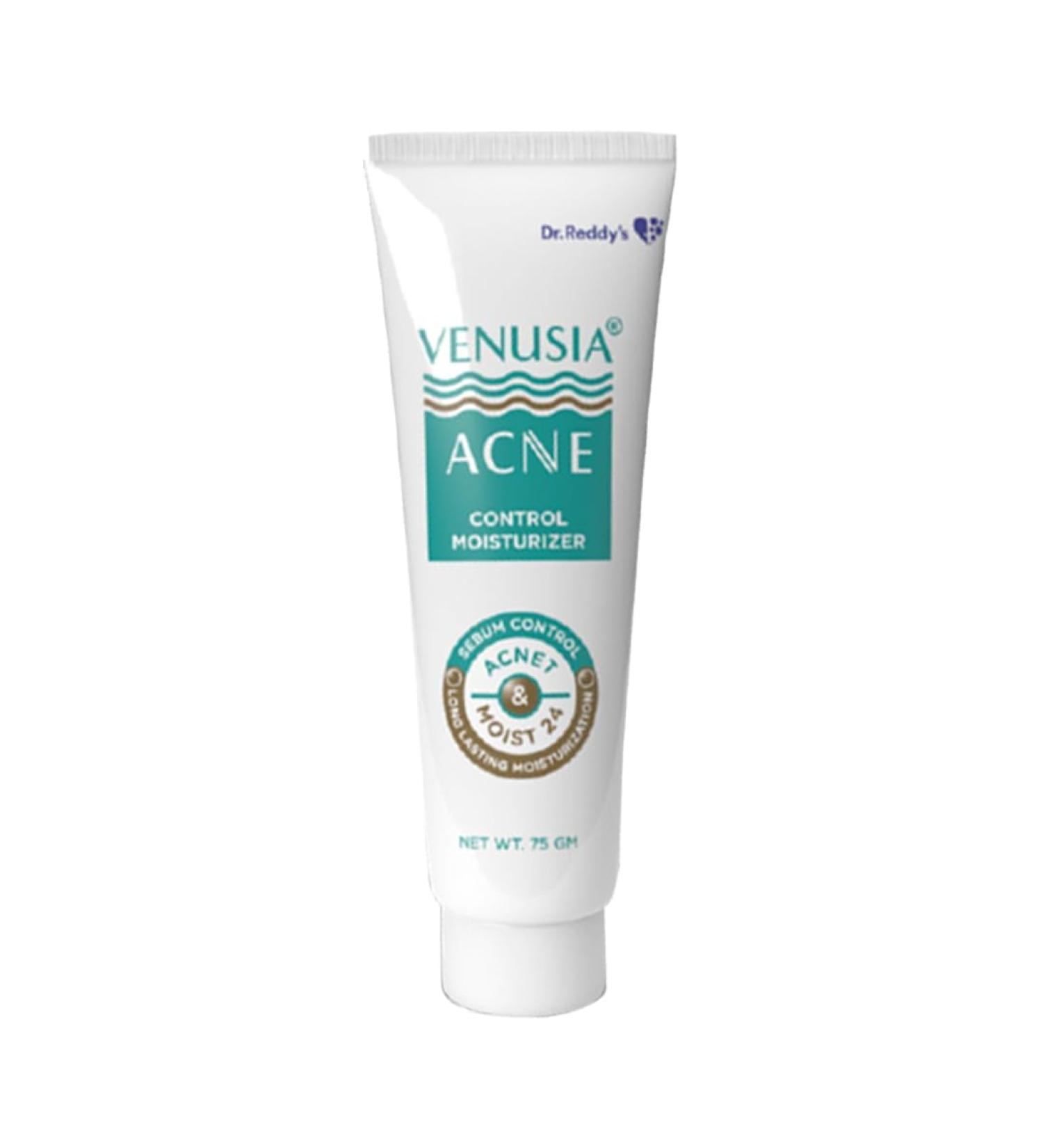 Anti-Acne Moisturizer - Venusia Lotion 2.6oz | Controls Oil Production & Hydrates Skin - Buy Online on GoSupps.com