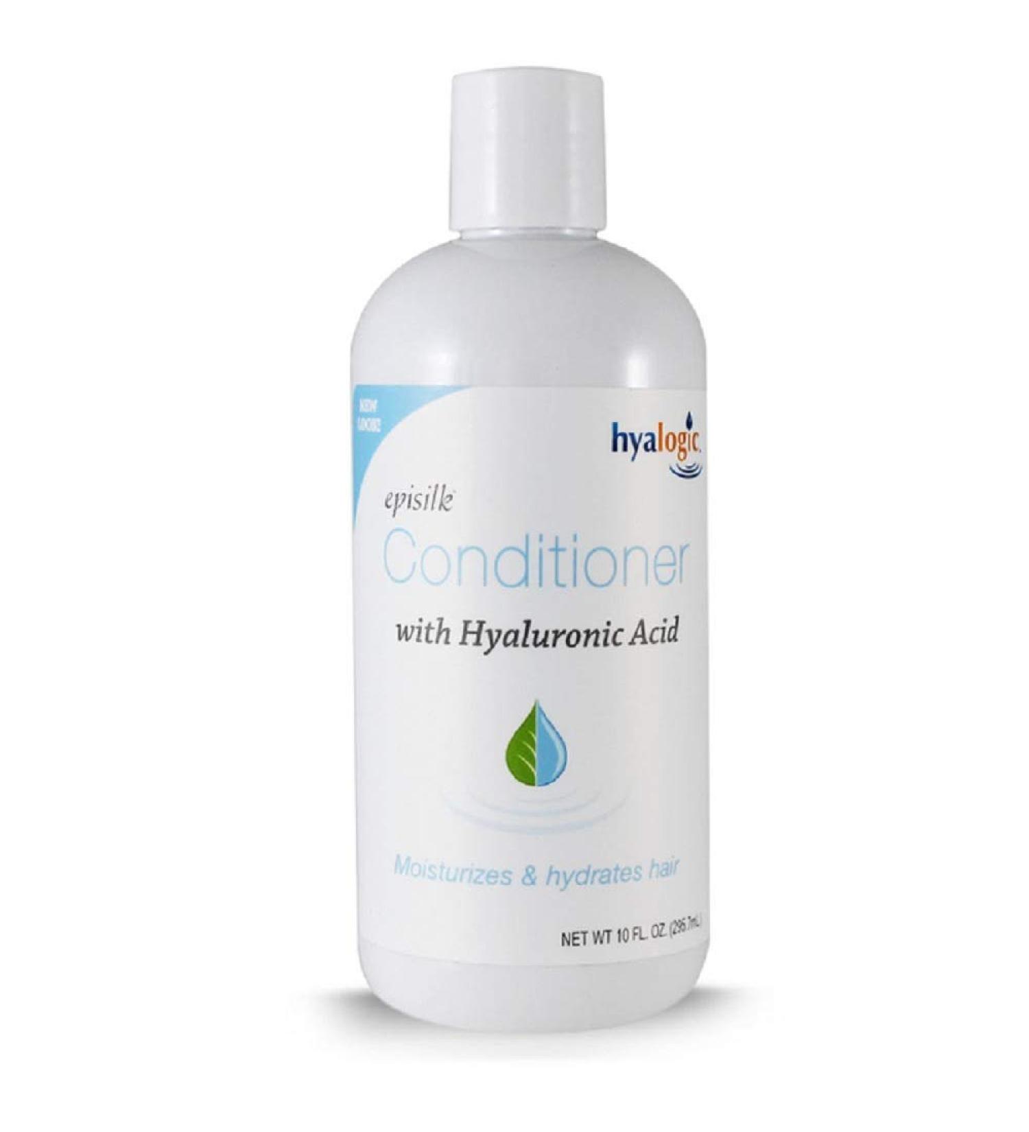 Hyalogic Episilk Hair Conditioner - Moisturizing Hyaluronic Acid & Collagen Formula for All Hair Types | Paraben-Free Volume Boosting (10 fl oz - Buy Online on GoSupps.com