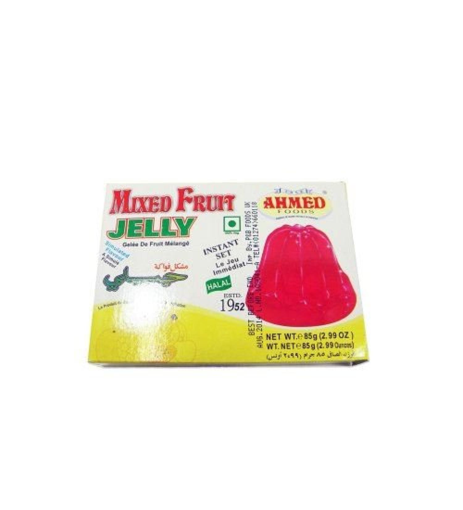 Ahmed Mixed Fruit Jelly (Vegetarian) - 85g x 3