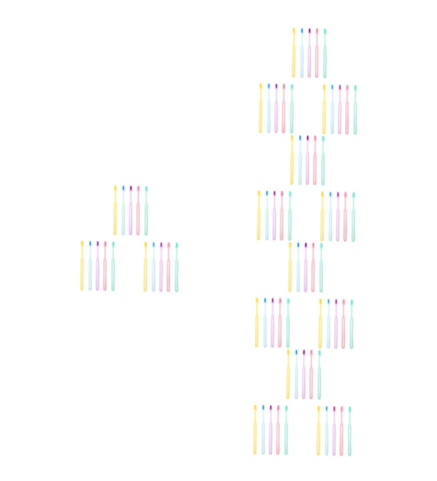 Partykindom 75 Pack Toothbrushes - Bulk Dental Care for Parties & Events | International Shipping Available - Buy Online on GoSupps.com