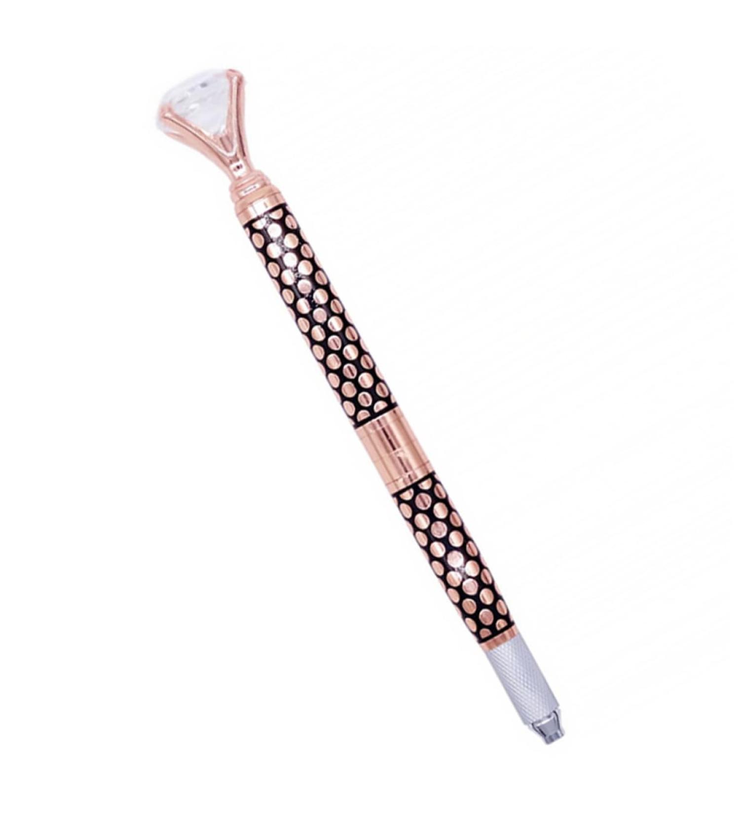 WOONEKY 3 Embroidery Pen Eyebrow Pen Brow Pencil Embroidered Pen Permanent Pen Golden Crystal - Buy Online on GoSupps.com