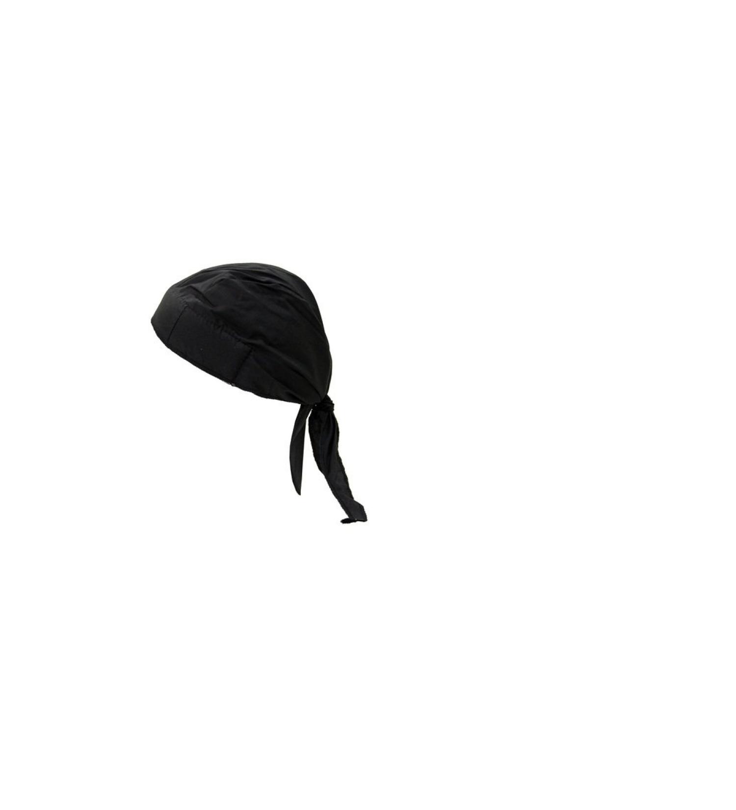OccuNomix Black Tuff Nougies Cotton Doo Rag Bandana TN6-06