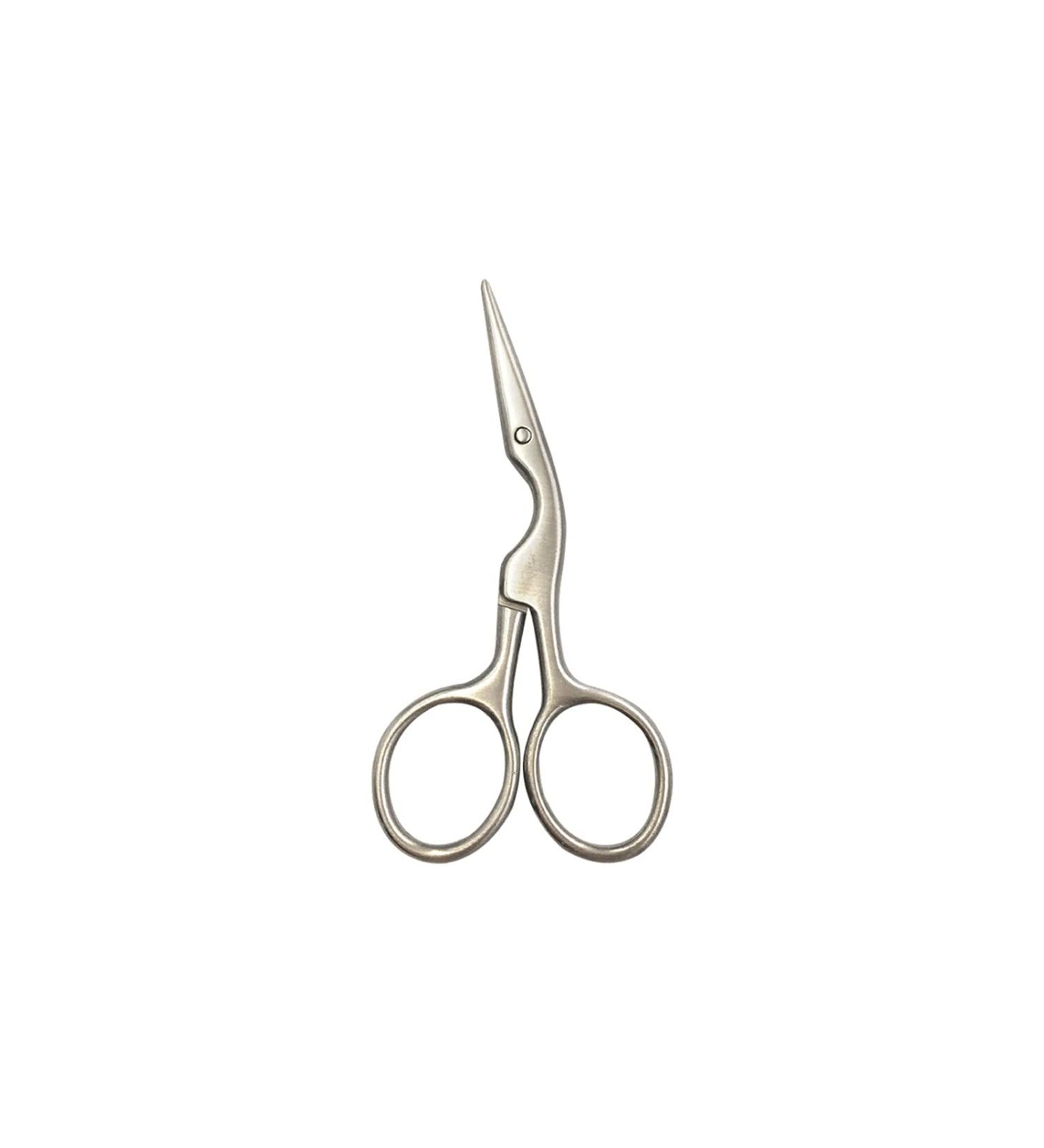 Buy OUSIKA Stainless Steel Nose Hair Trimmer - Mini Portable Curved Mustache & Ear Hair Remover Scissor for Precision Grooming - Buy Online on GoSupps.com
