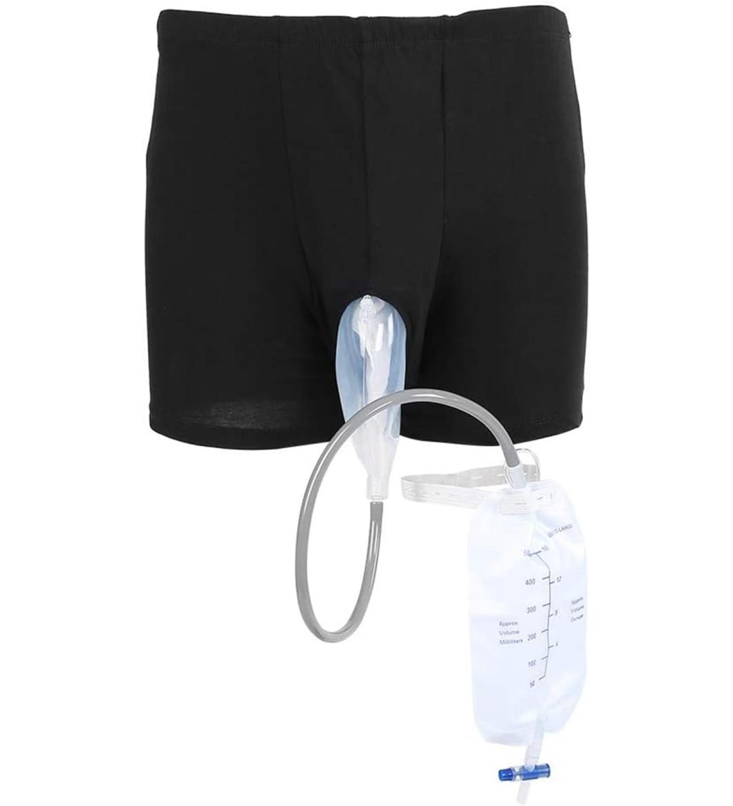 Urine Bag Incontinence Pants Silicone Adults Man Elderly Pee Bag Urinal Wearable Leak Proof Urinal System Urinary Drainage Stabilizatio Device Prevent Embarrassing for Men Elder (Size : Medium (69-9 Medium (69-92cm) - Buy Online on GoSupps.com