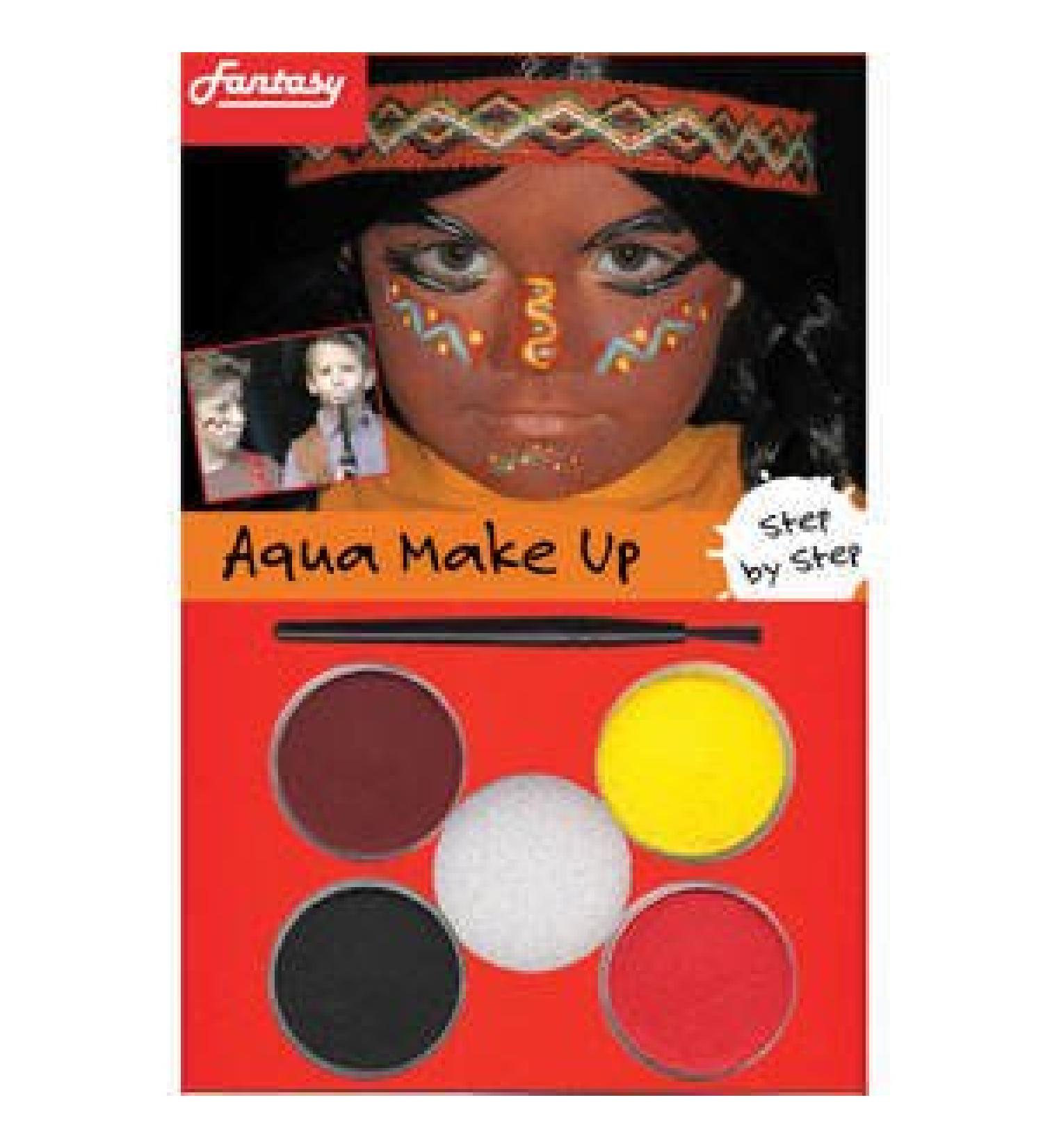 PARTY DISCOUNT Make-up set Indian and Cowboy
