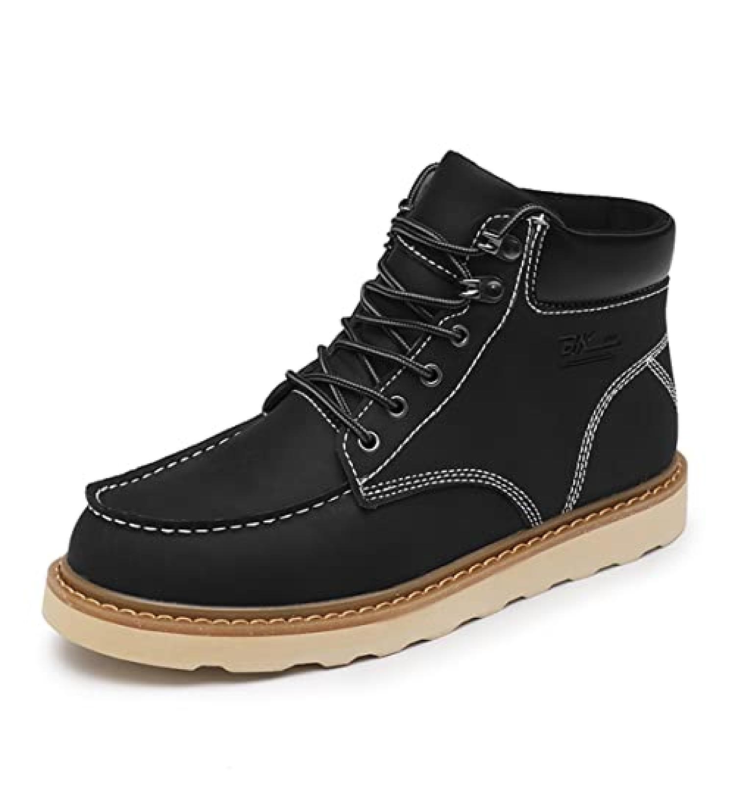 LUODENGLANG Men's Non-Slip Hiking Boots - Waterproof Winter Snow Shoes 7 Black (Mesh Lining) - Buy Online on GoSupps.com