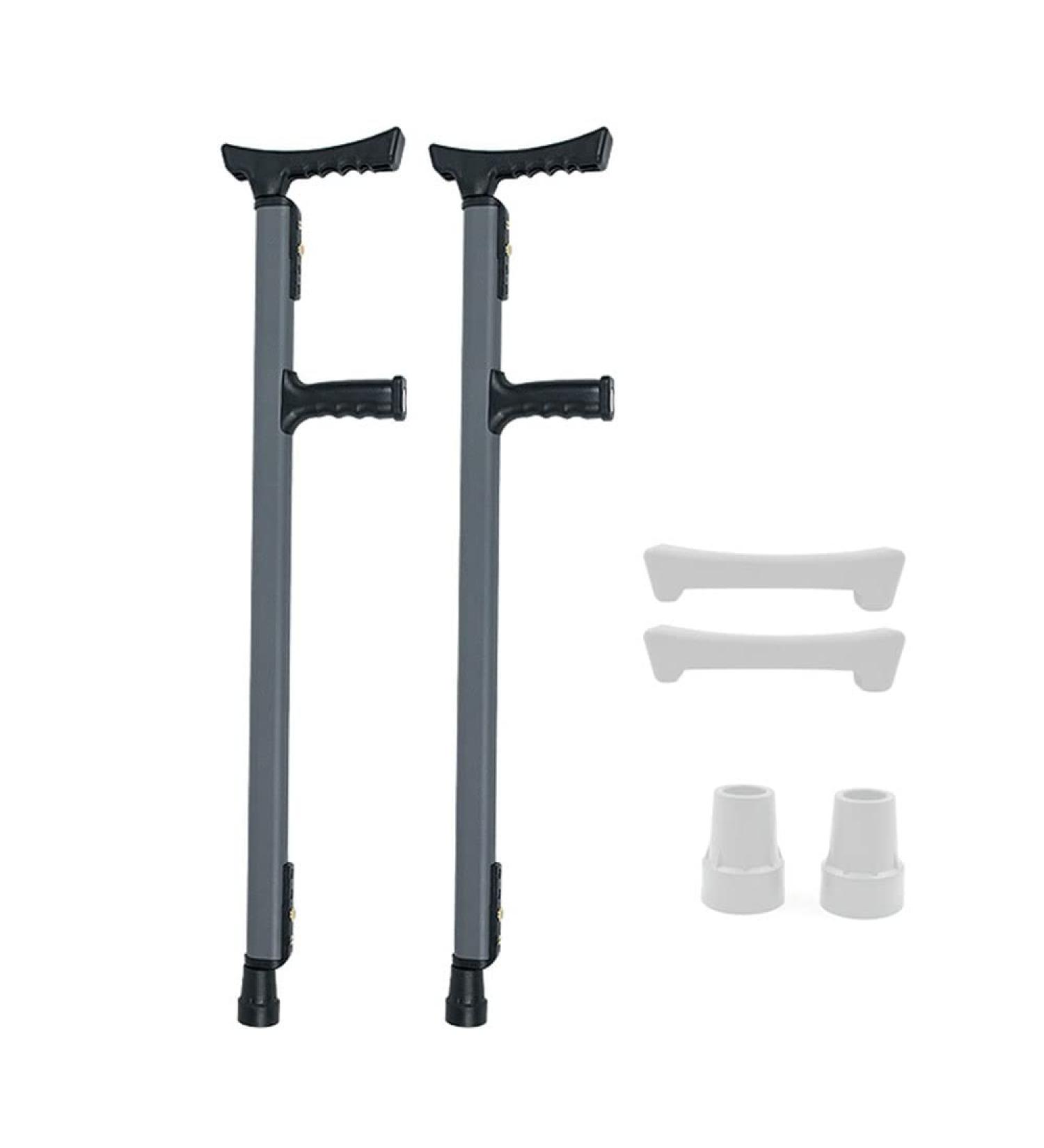 Underarm Crutches Crutches for Adults Medical Crutches with Comfy Handle Retractable Lightweight Walking Stick decorate Selfless dedication - Buy Online on GoSupps.com