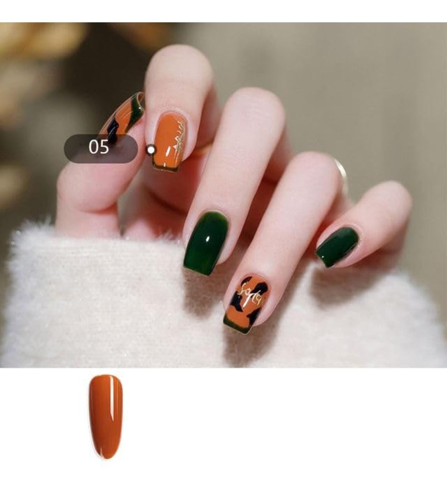 15ML DIY UV Soak Off Gel Manicure Gel Nail Varnish Gel Nail Polish Top Coat Gel Nail Phototherapy Gel Colorful Nail Gel - (Color: 5) - Buy Online on GoSupps.com