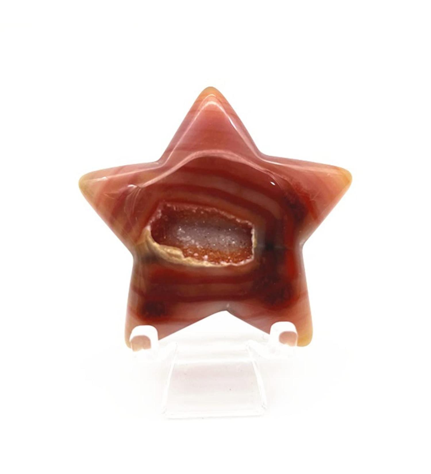 Crystal Stone 1pc Natural Red Shaped Crystal Stones Materials Home Decor Natural Stones and Minerals Presents Stone Mineral Specimen - Buy Online on GoSupps.com