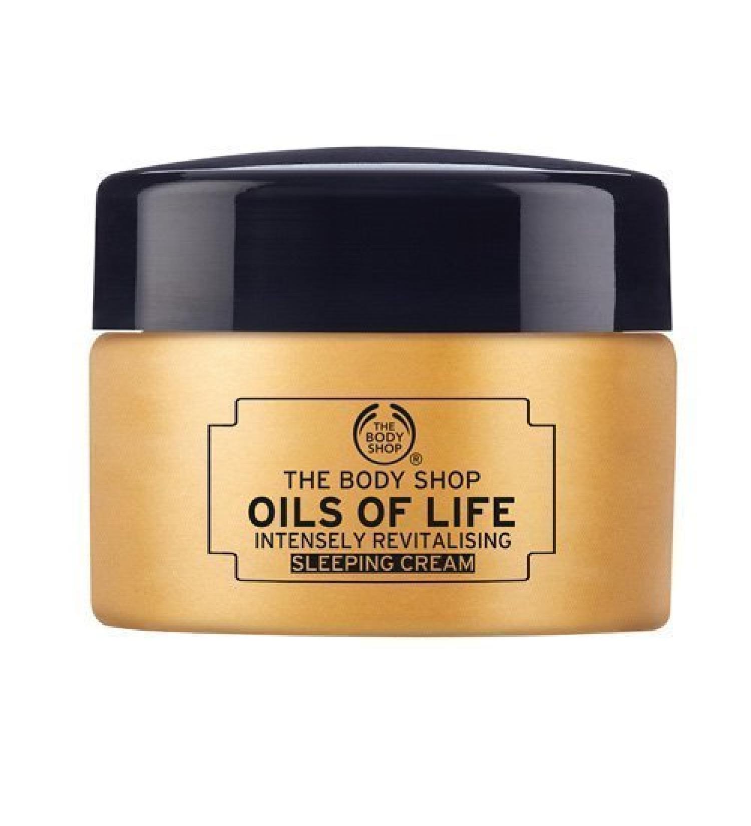 The Body Shop Oils of Life Intensely Revitalising Sleeping Cream 0.16oz/5ml
