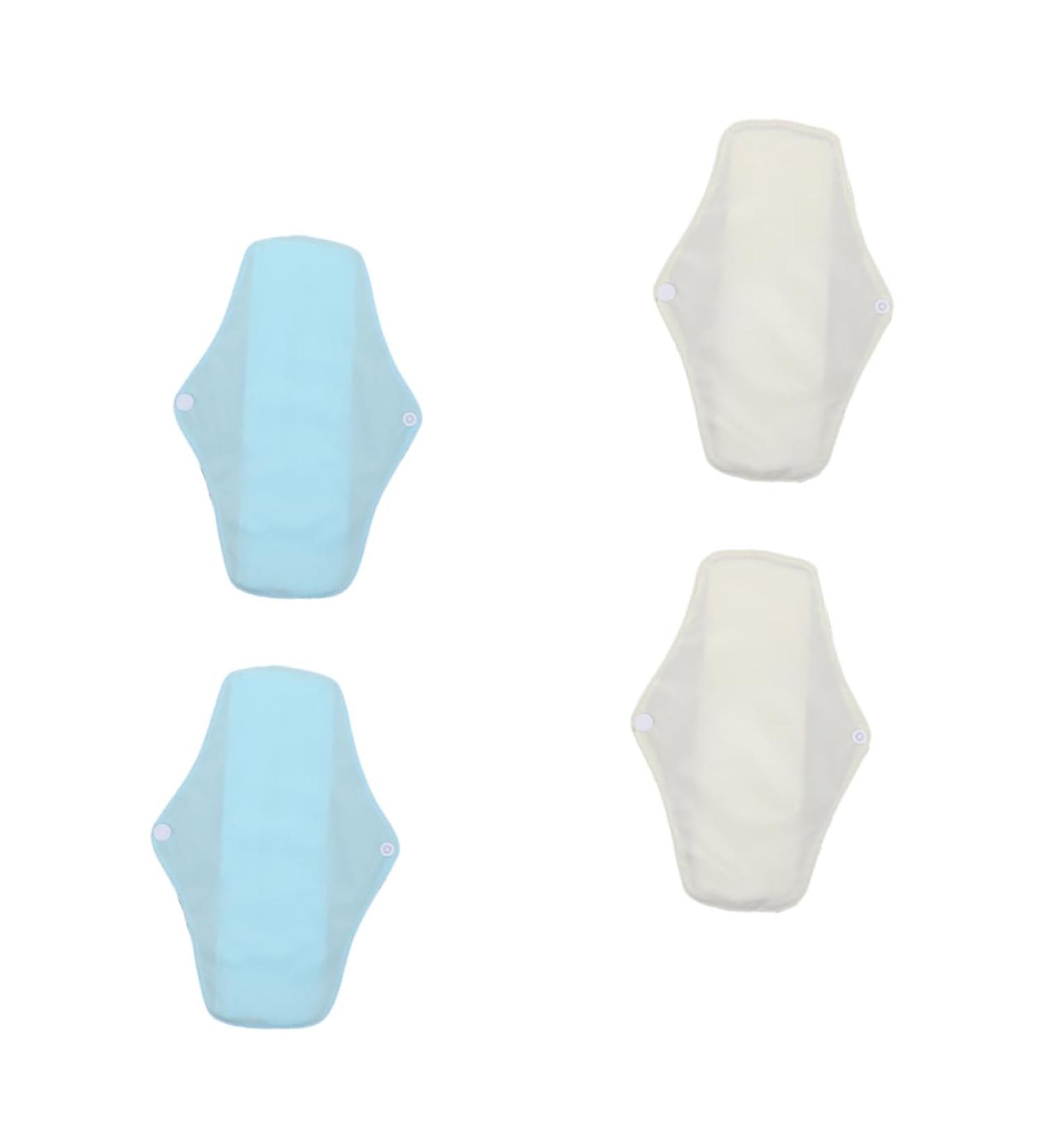 Fomiyes 4-Pack Mesh Fabric Washable Menstrual Pads for Women Portable & Eco-Friendly Menstruation Solution - Buy Online on GoSupps.com