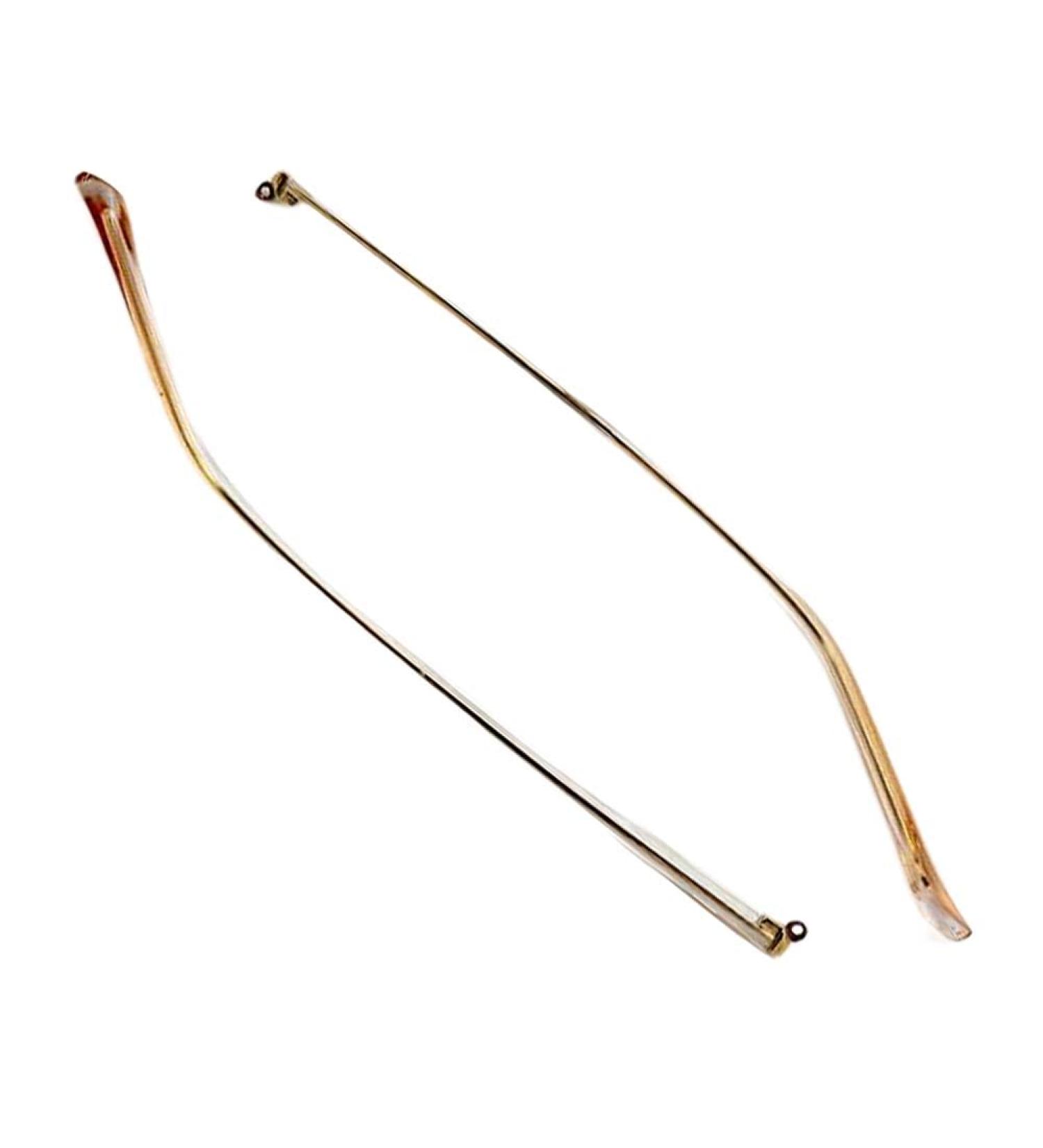 VekkEr Gold Eyeglass Temple Replacement - Durable Plastic Parts 1.2mm Metal Tooth 1 Pair - Buy Online on GoSupps.com