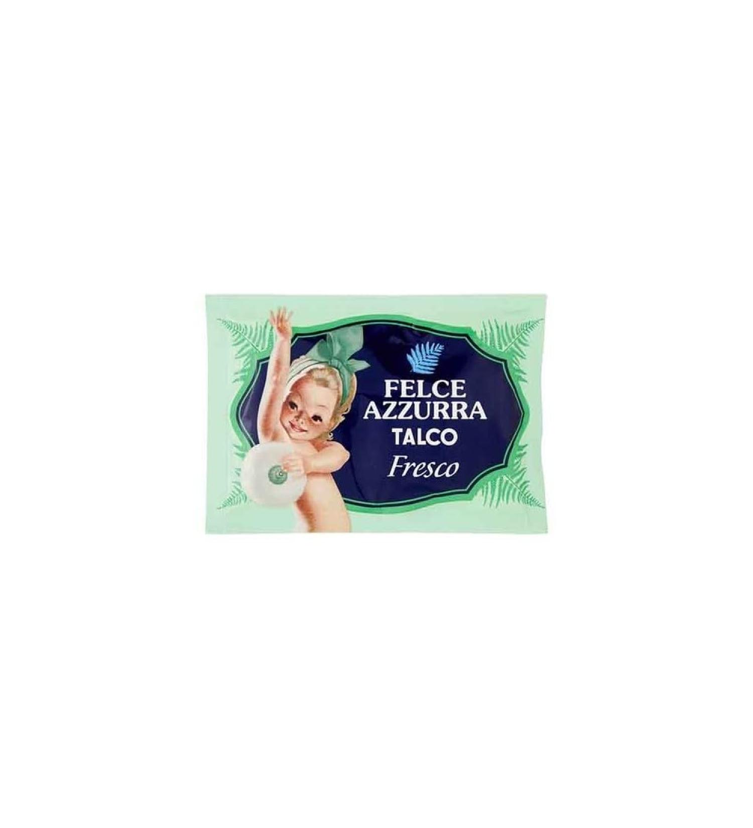 PAGLIERI Felce Azzurra FRESCO Body Powder Talc 100gr - Refreshing Talcum Powder Refill Bag for All Skin Types - International Shipping Available - Buy Online on GoSupps.com