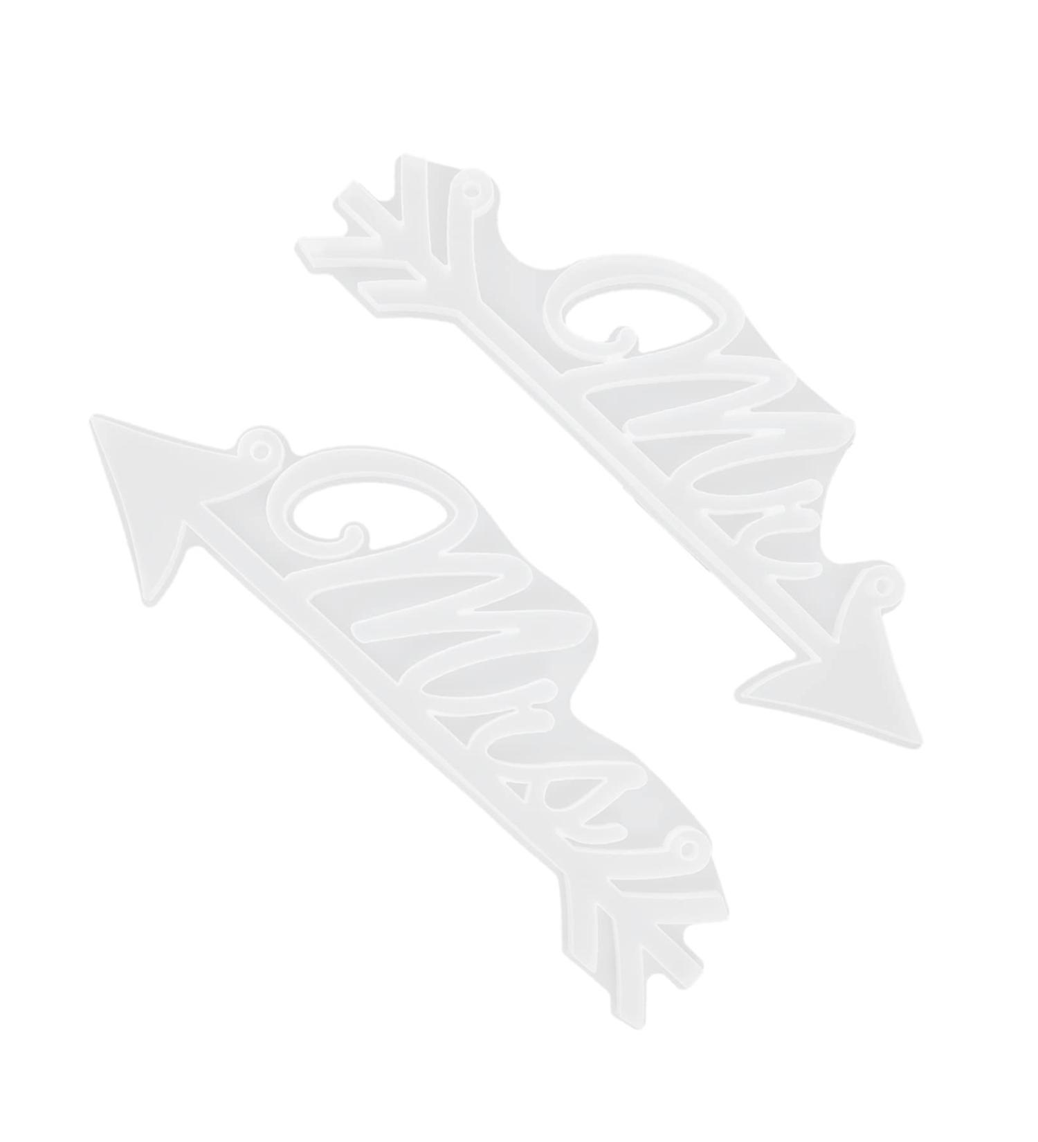 Tofficu Resin Tray Molds 2pcs Molds Mould Toilet for Mr Door Hanging Hangings Mold and Funny Home Sign Crystal Supplies White 9.4X35.6CM - Buy Online on GoSupps.com