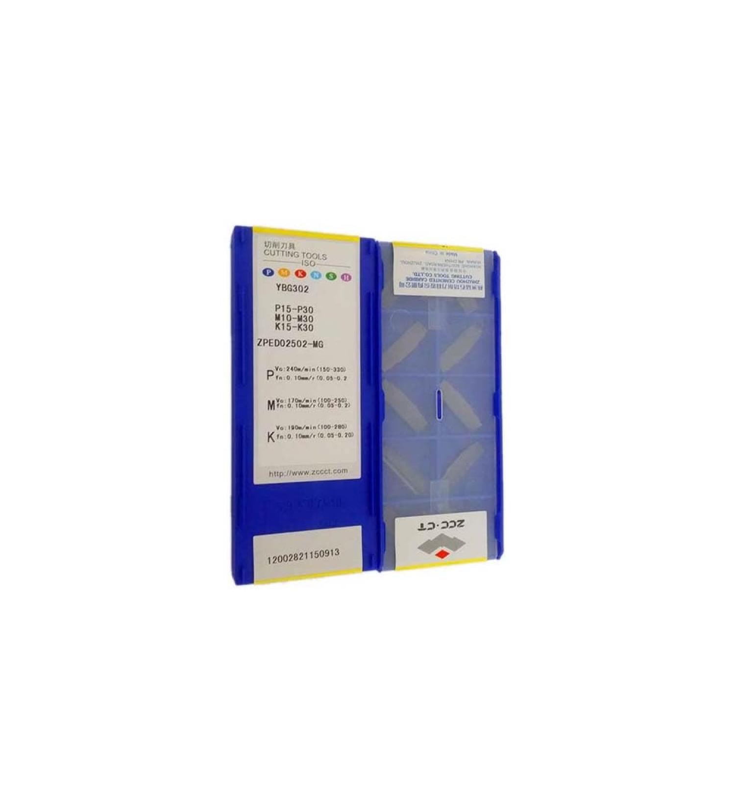 ZCC CT 100% Original ZPED ZPED02 ZPED0250 ZPED02502 MG ZPED02502-MG YBG302 Cutting Blade