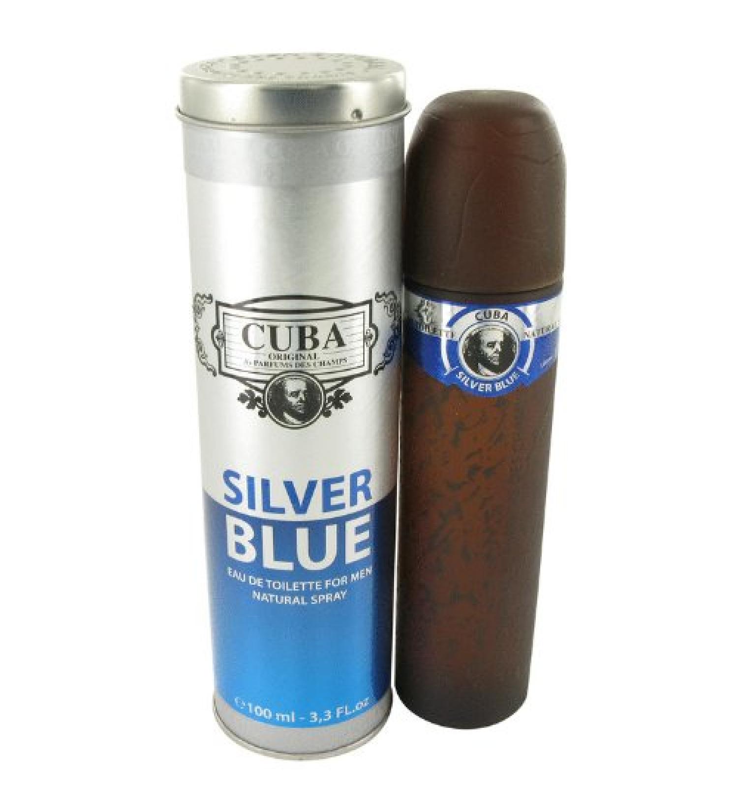 Cuba Silver Blue By Fragluxe Eau De Toilette Spray 3.3 Oz For Men